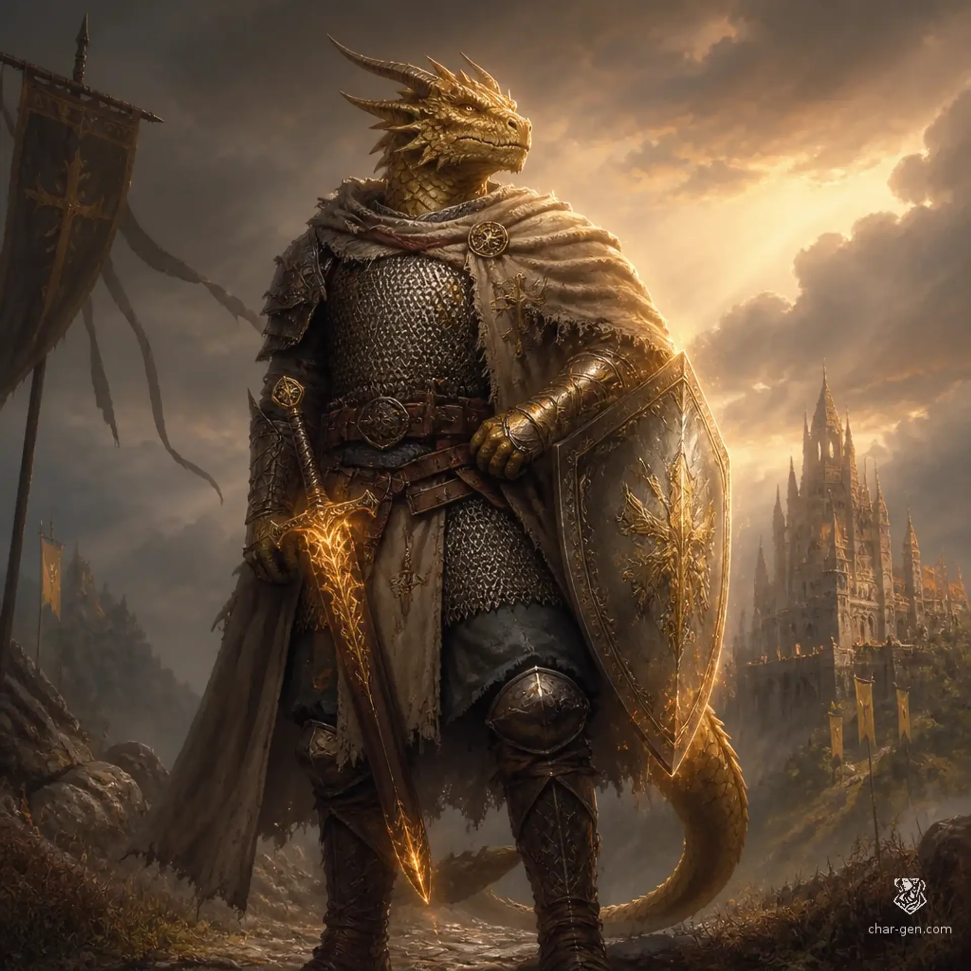 Tarzel Voth - AI-generated fantasy Character