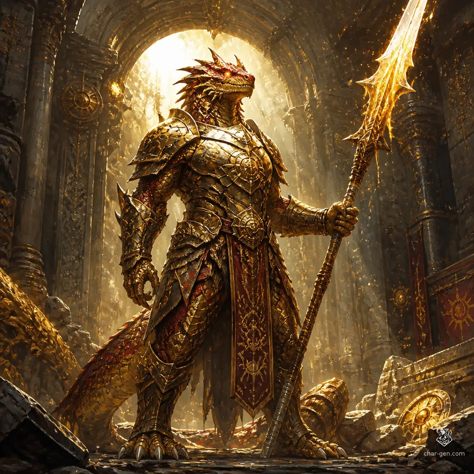 Razzak the Exalted | Fantasy Monster Generated by CharGen