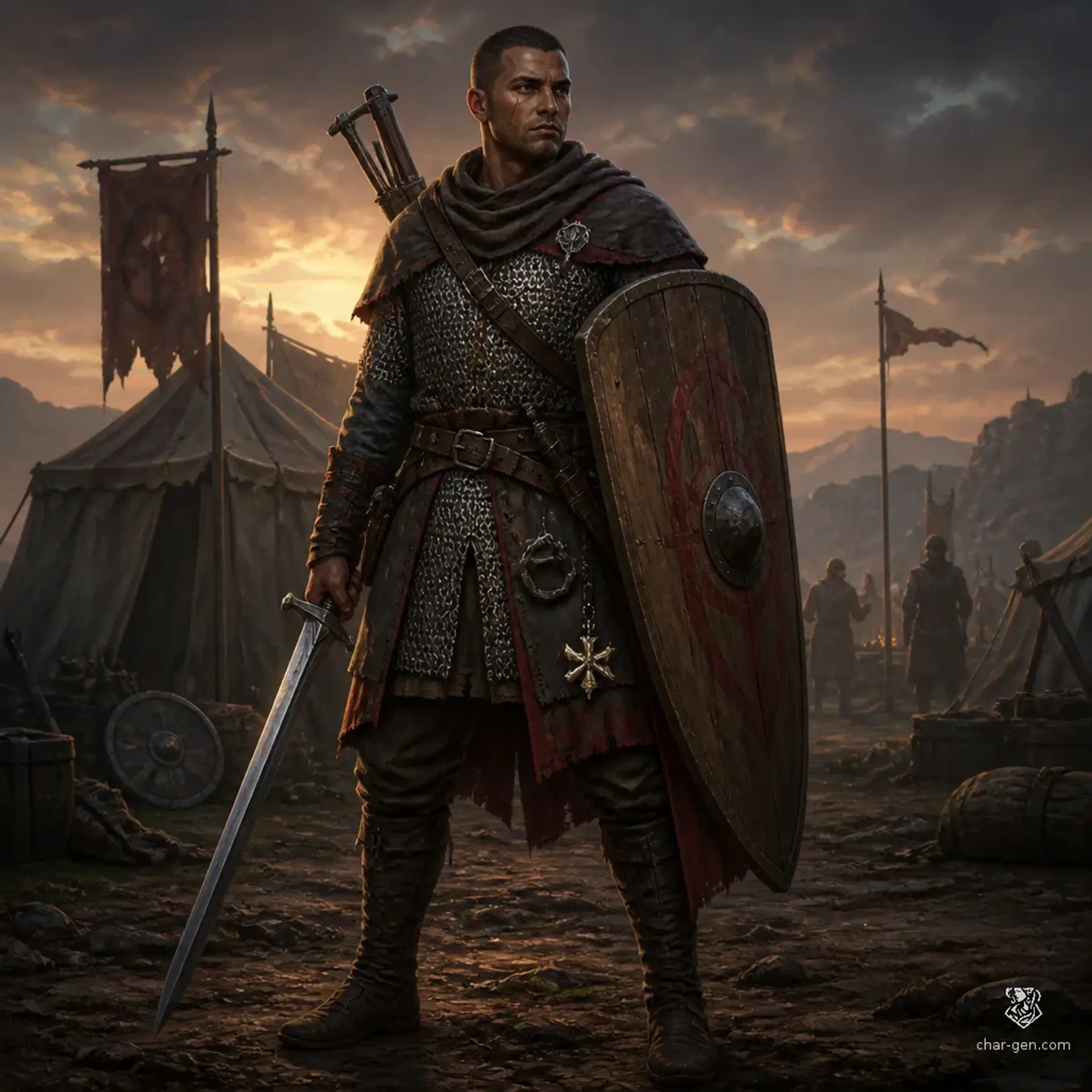 Jabr Naim - AI-generated fantasy Character