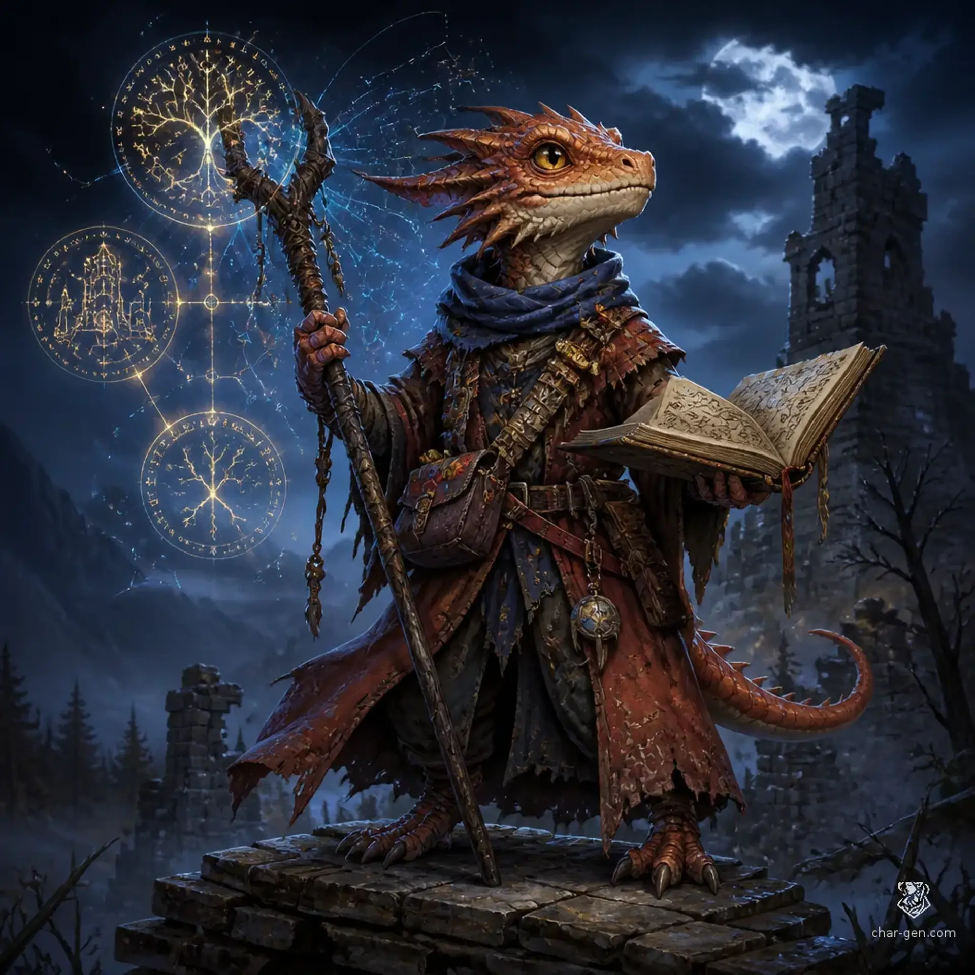 Novia - AI-generated fantasy Character