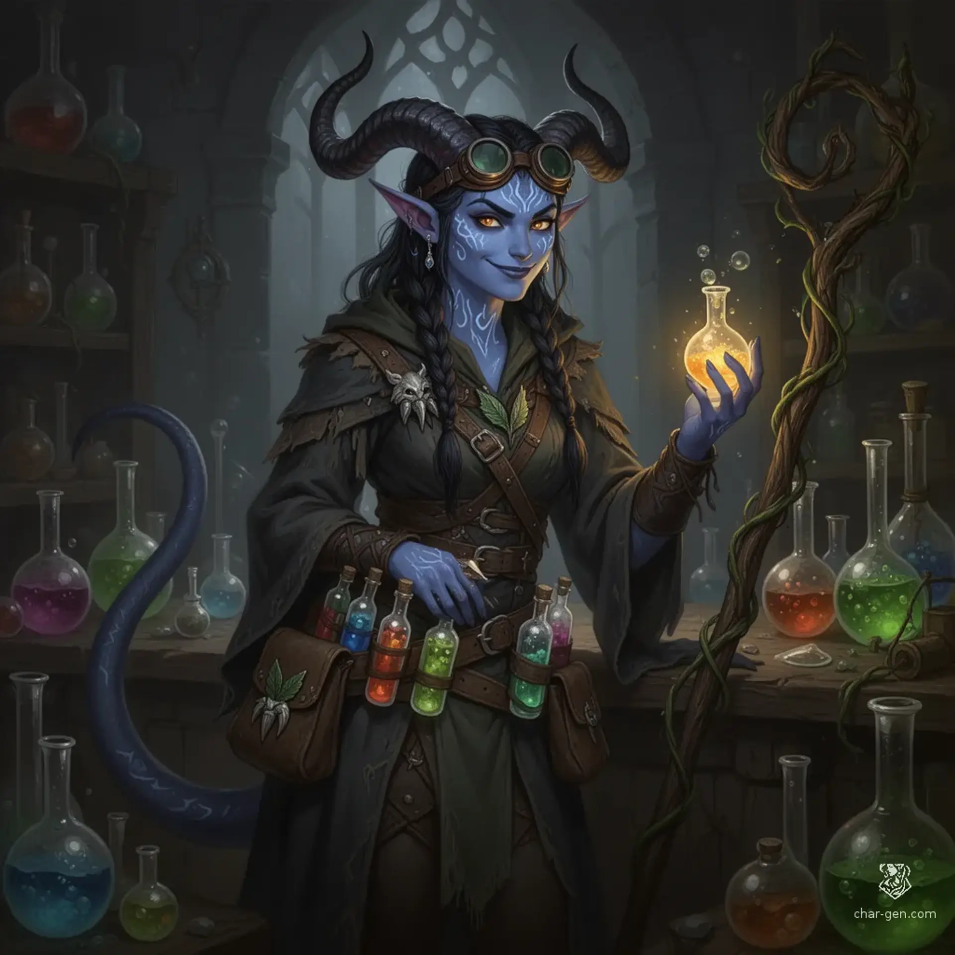 Seris Vareth - AI-generated fantasy NPC