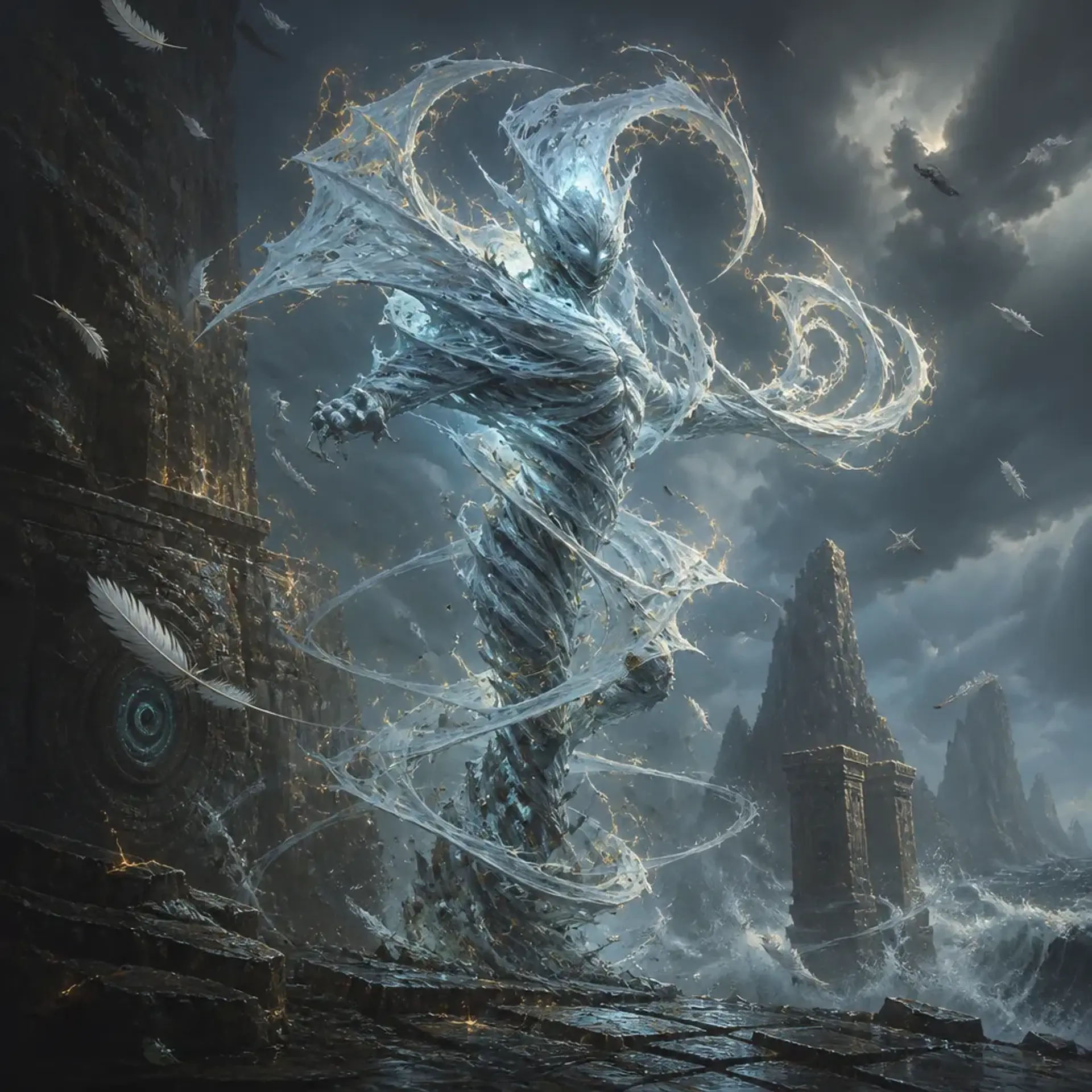living gusts - AI-generated fantasy Monster