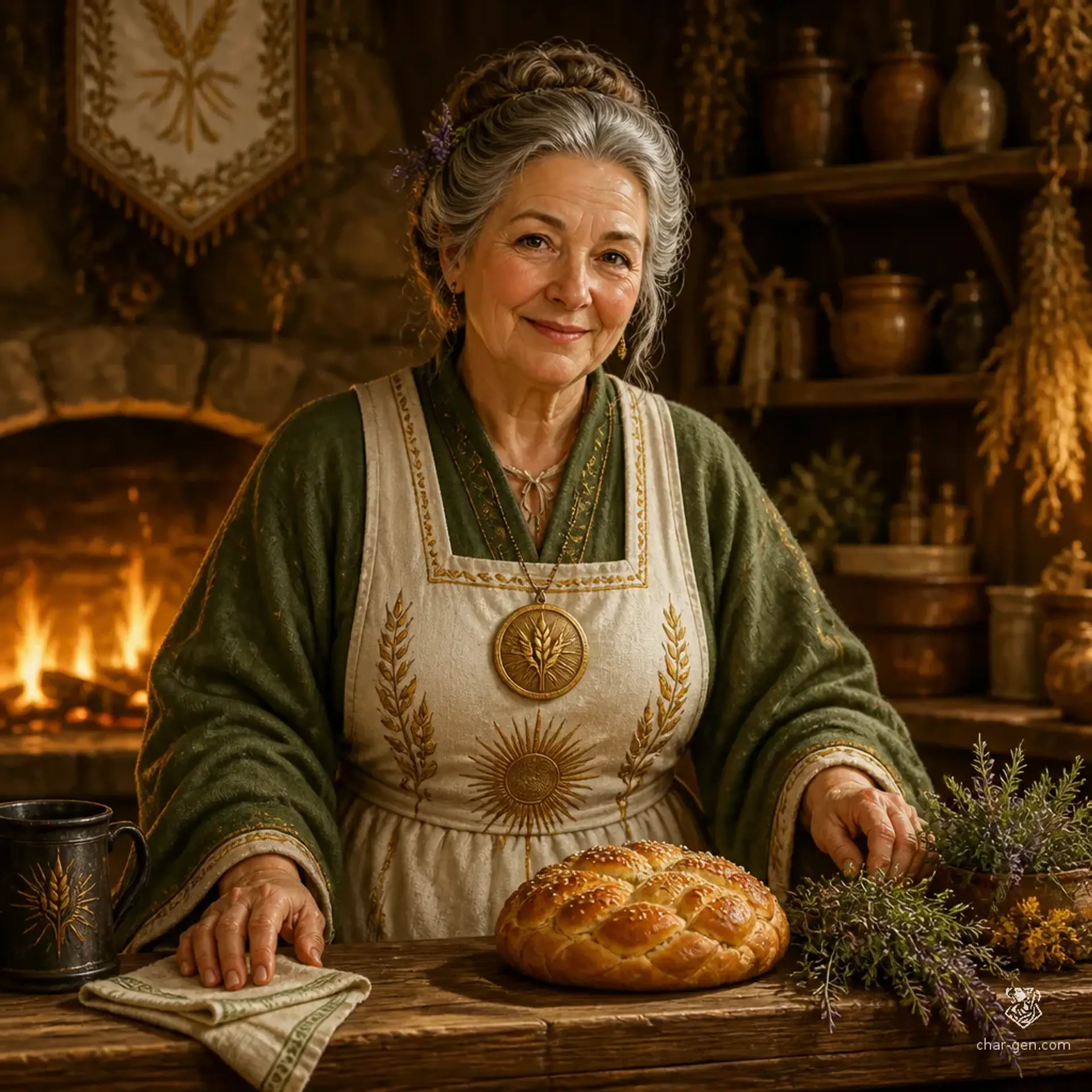 High Harvest Home - AI-generated fantasy Tavern