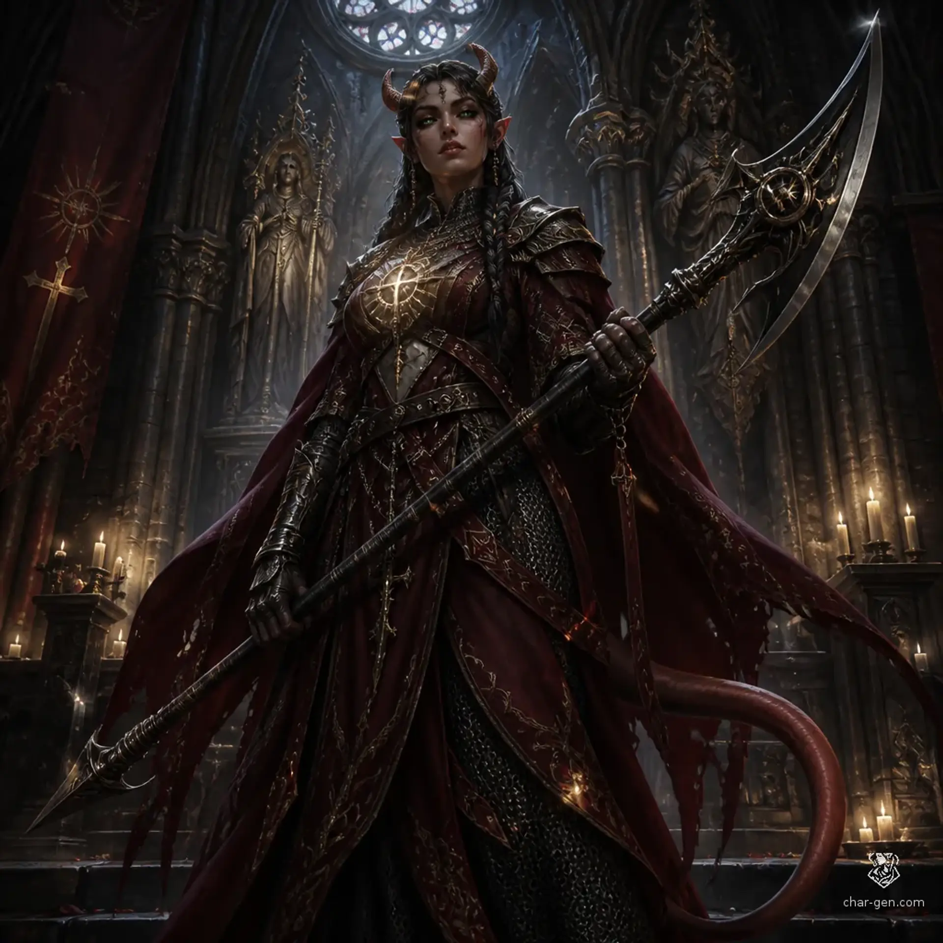 Sisana - AI-generated fantasy Character