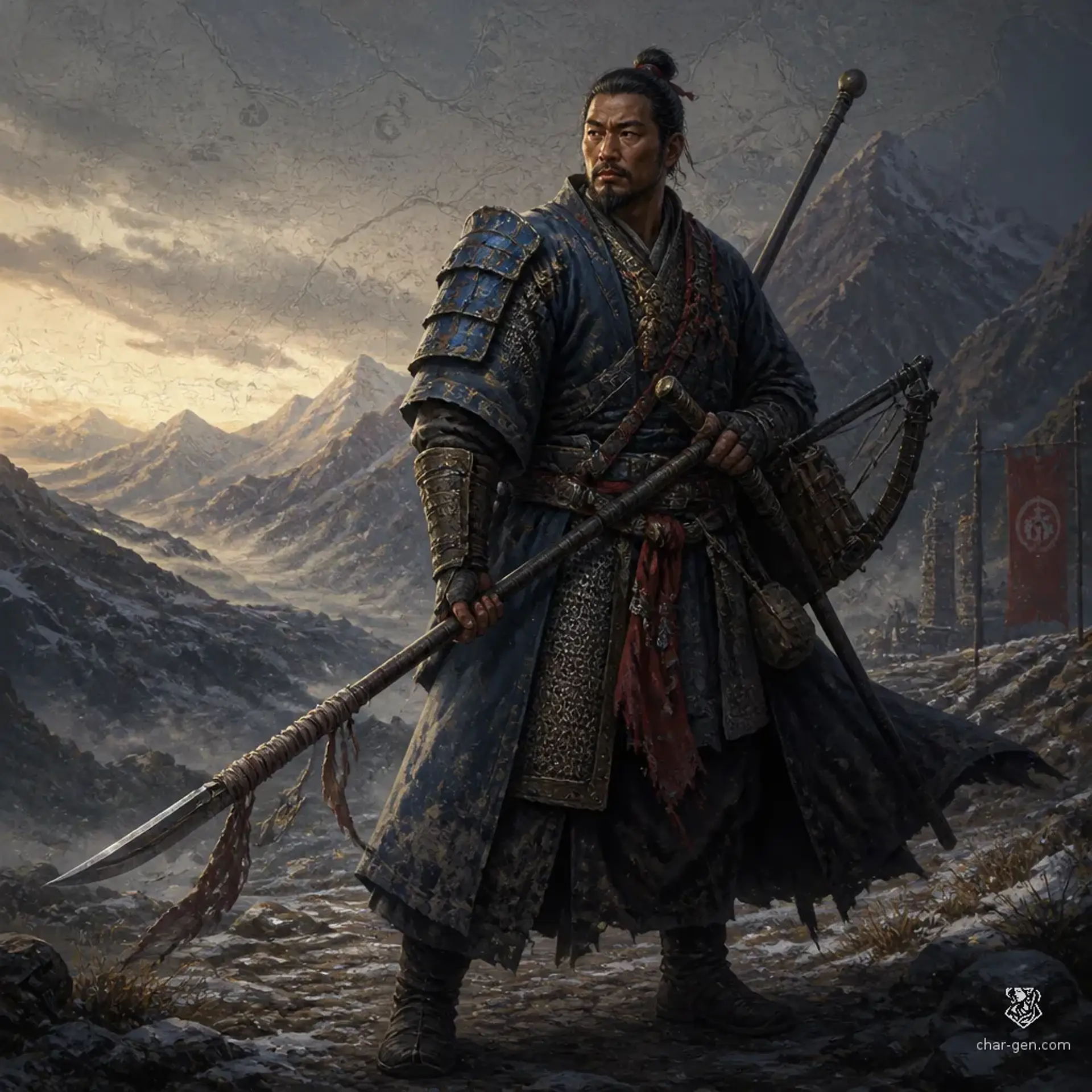 Mikado Vostren - AI-generated fantasy Character
