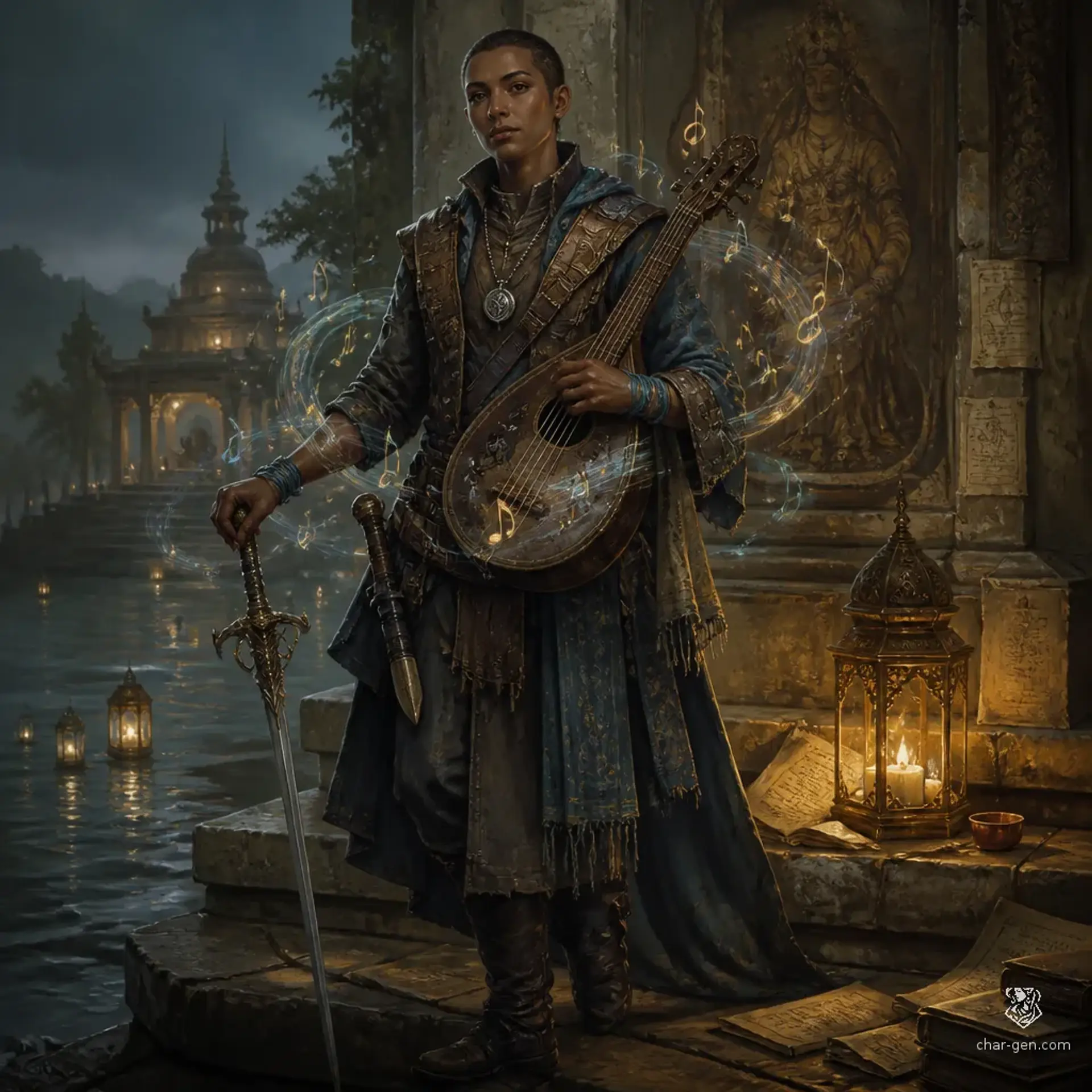 Mosi Tanaka - AI-generated fantasy Character