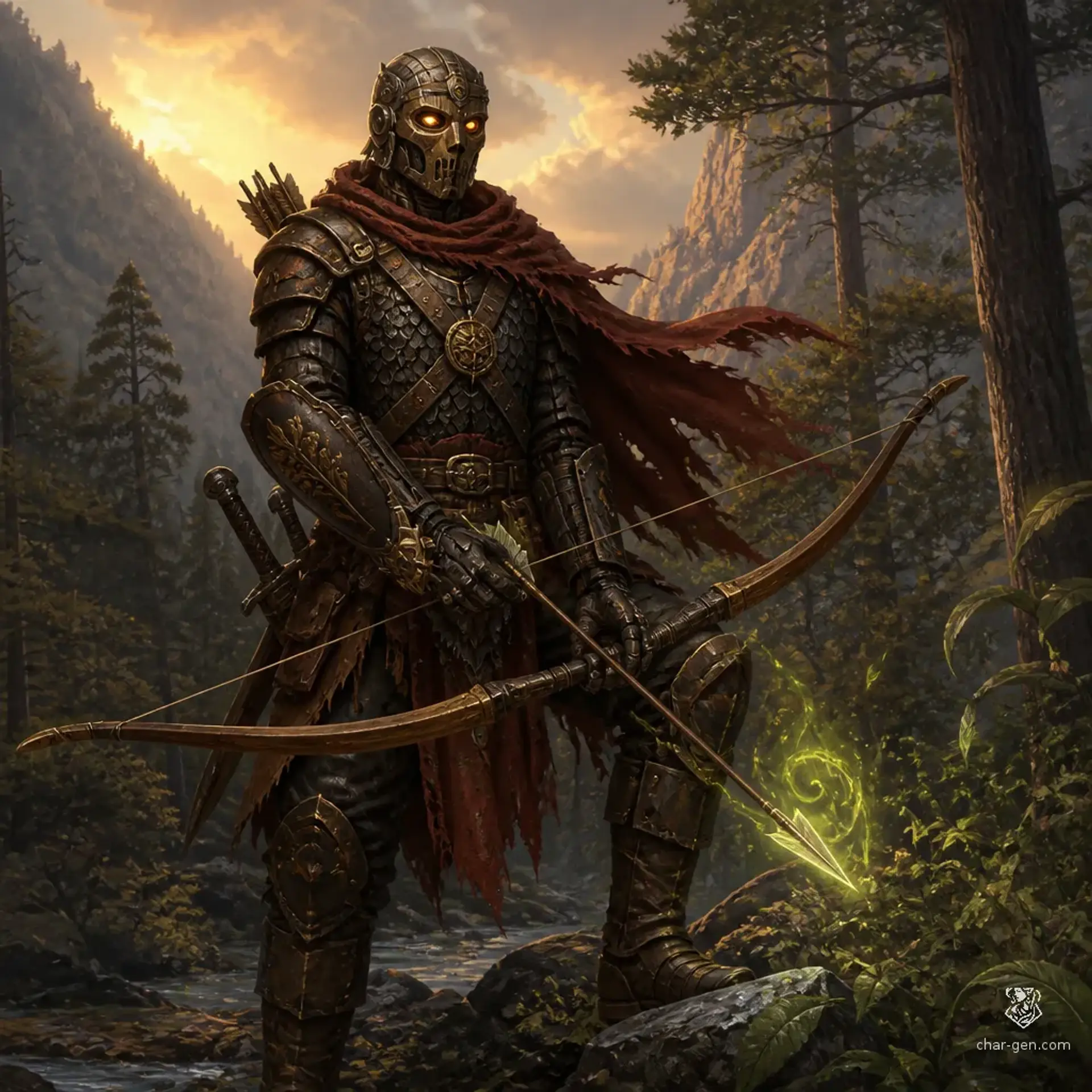Keztek Varga - AI-generated fantasy Character