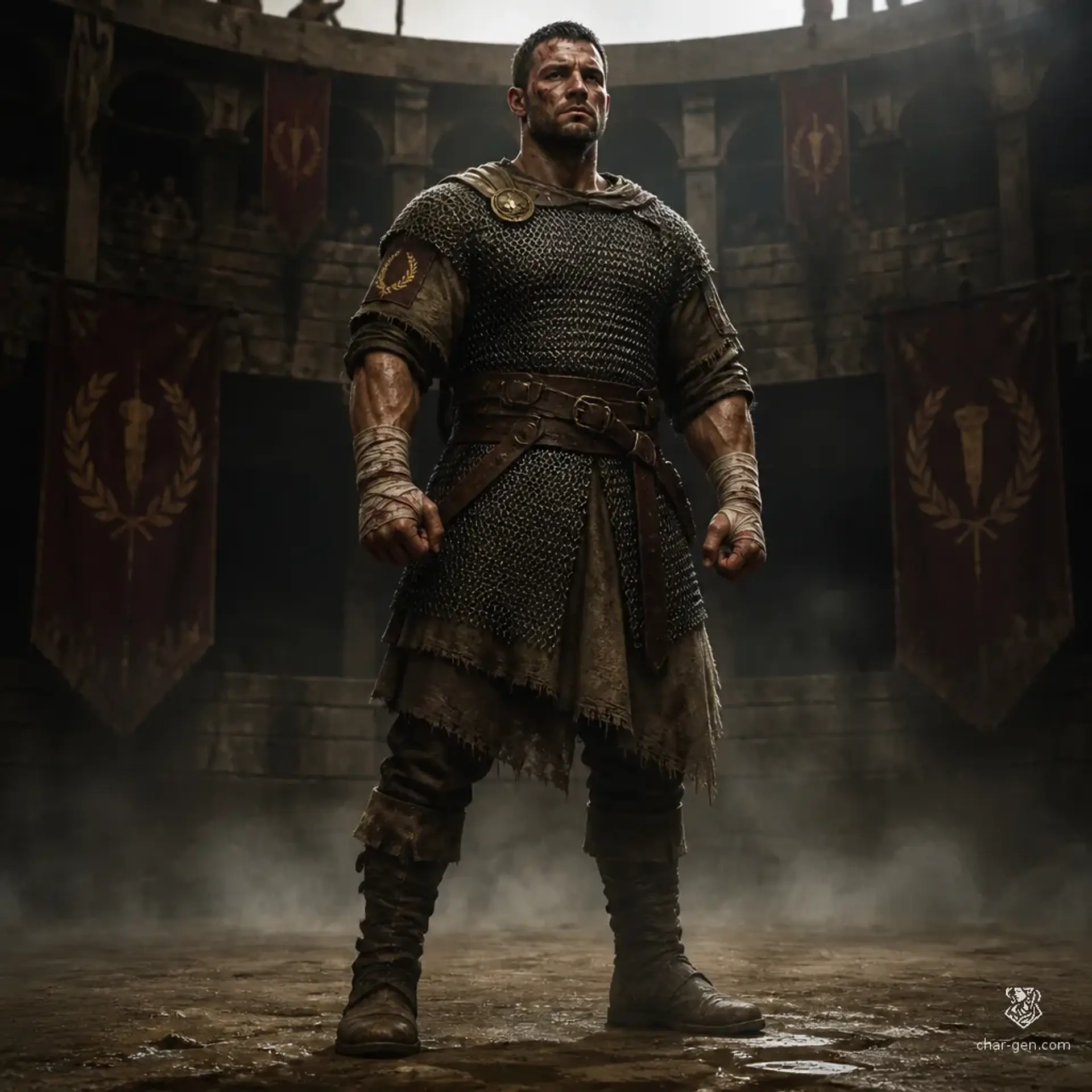 Dismas - AI-generated fantasy Character
