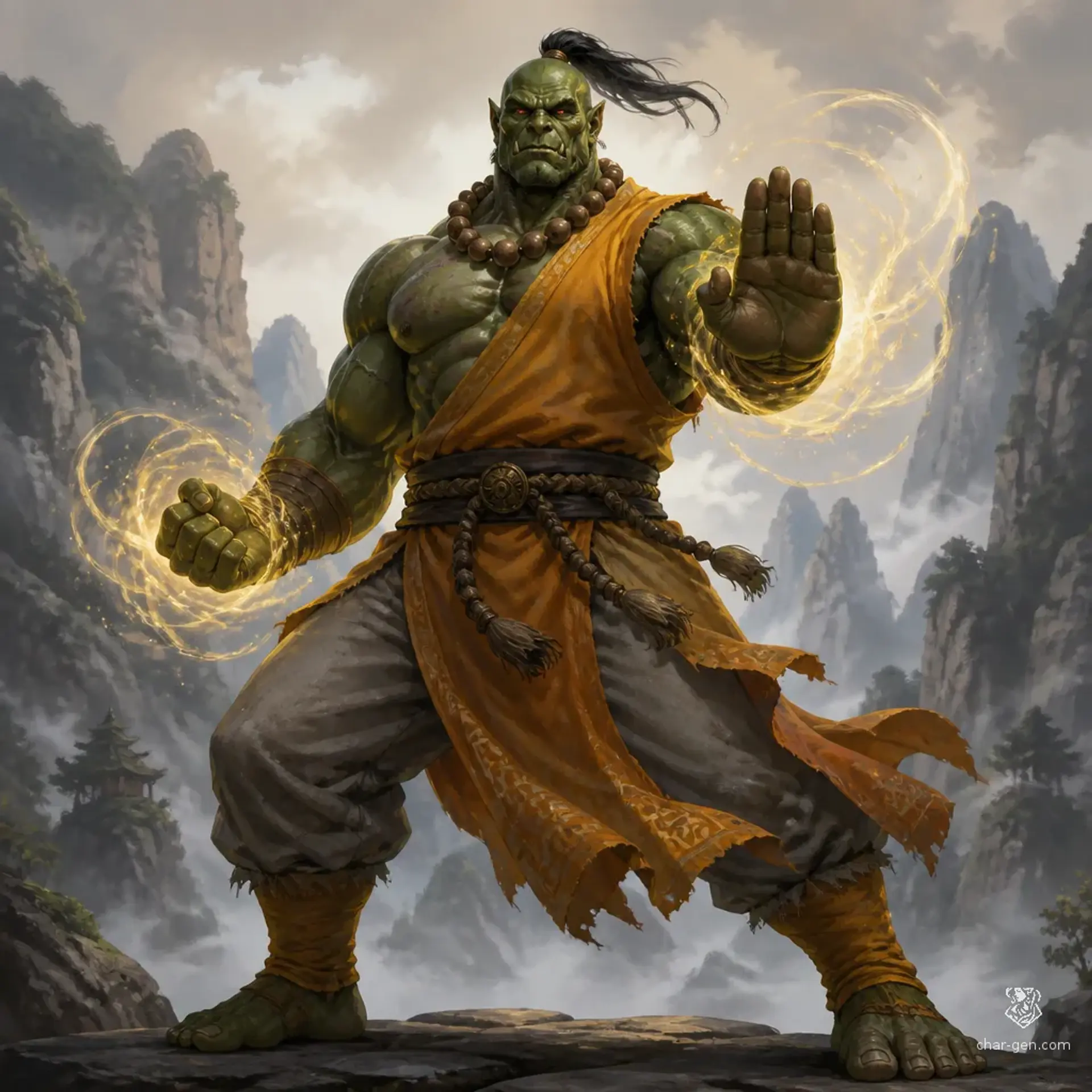 Long Org - AI-generated fantasy Character