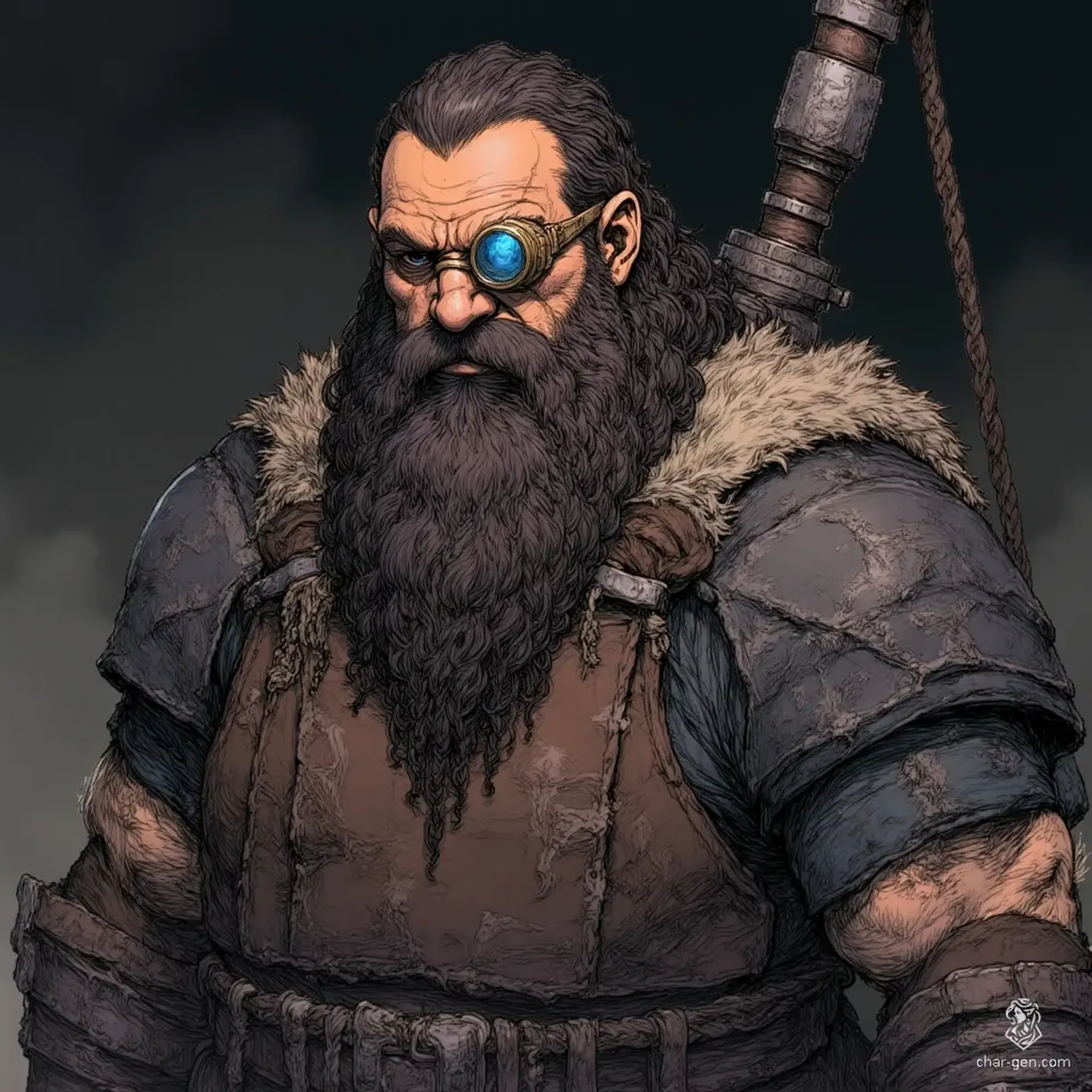 Throlbin Ironquartz - AI-generated fantasy NPC