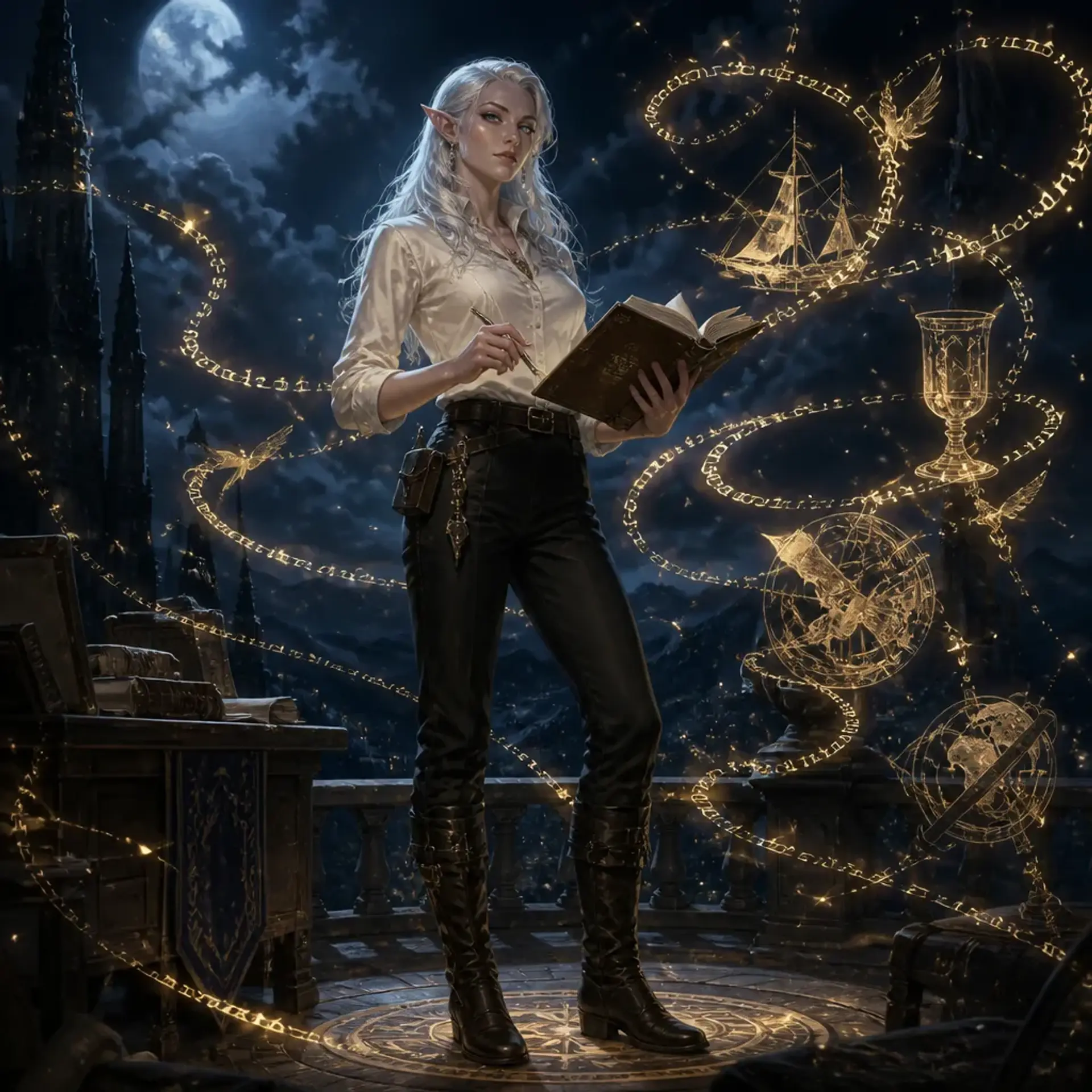 Lysandra Vey - AI-generated fantasy Character