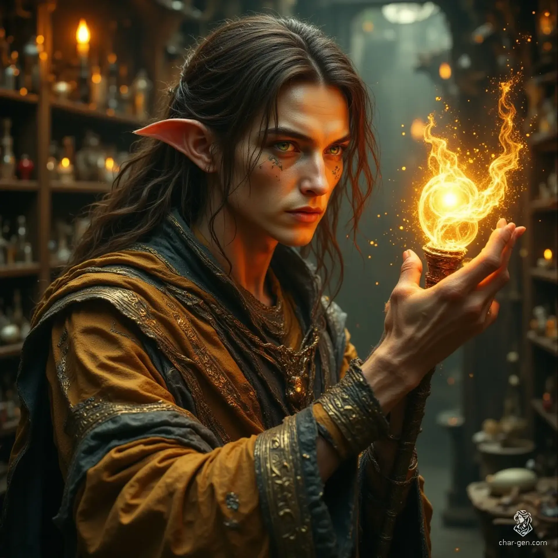 Eldrin Thistlebrook - AI-generated fantasy NPC