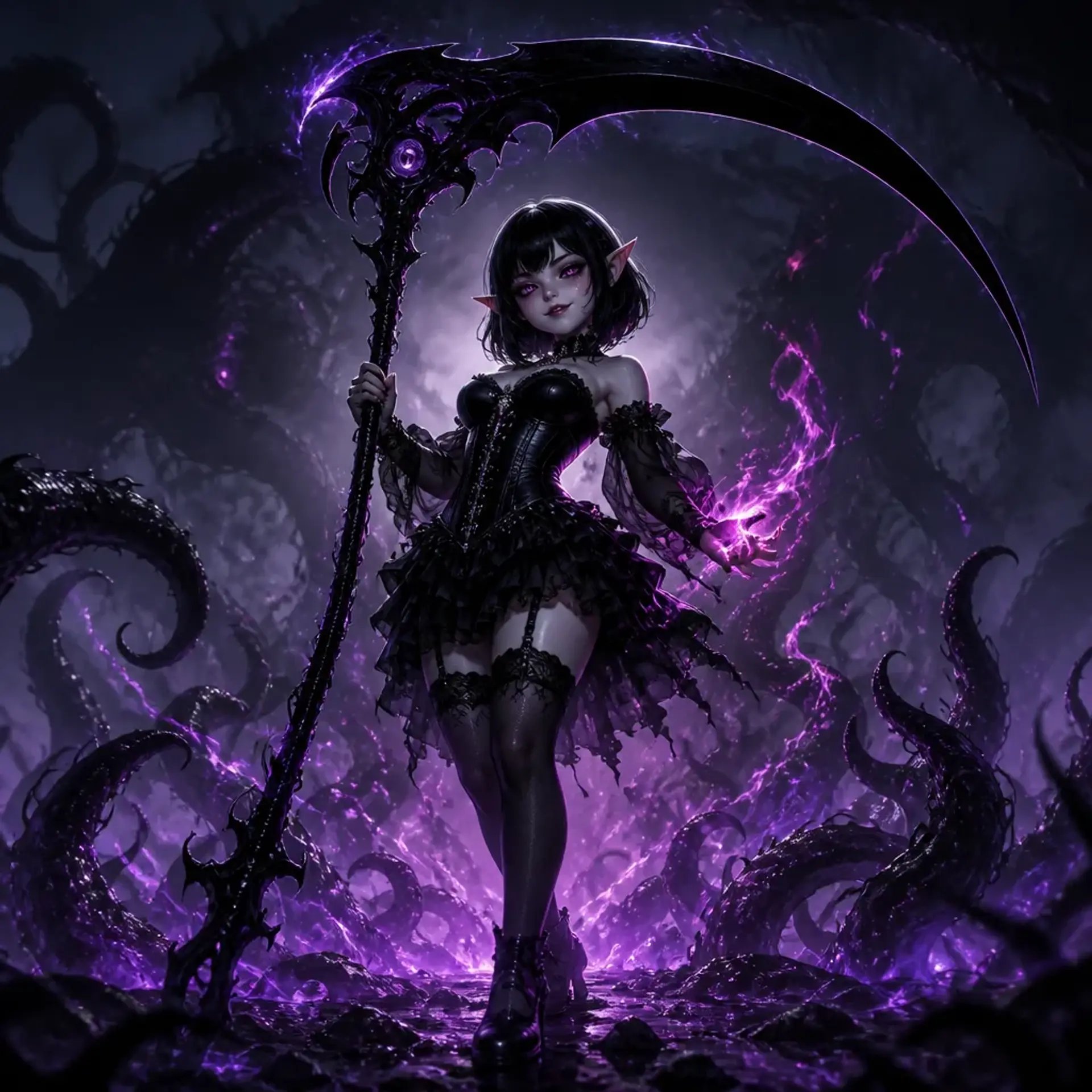 Lyra Sallow - AI-generated fantasy Character