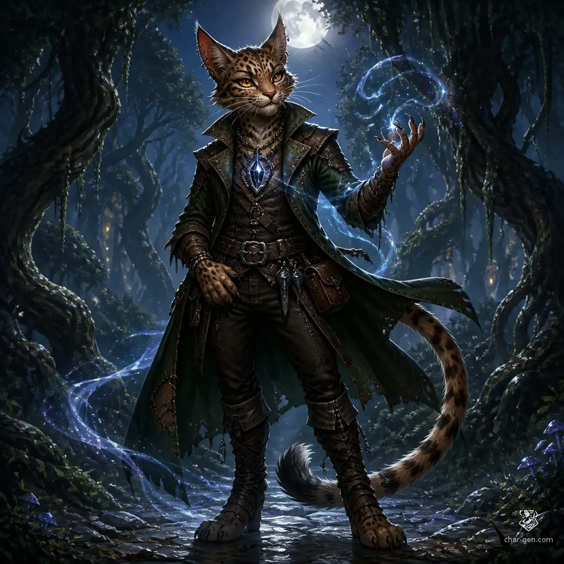 M'aiq - AI-generated fantasy Character