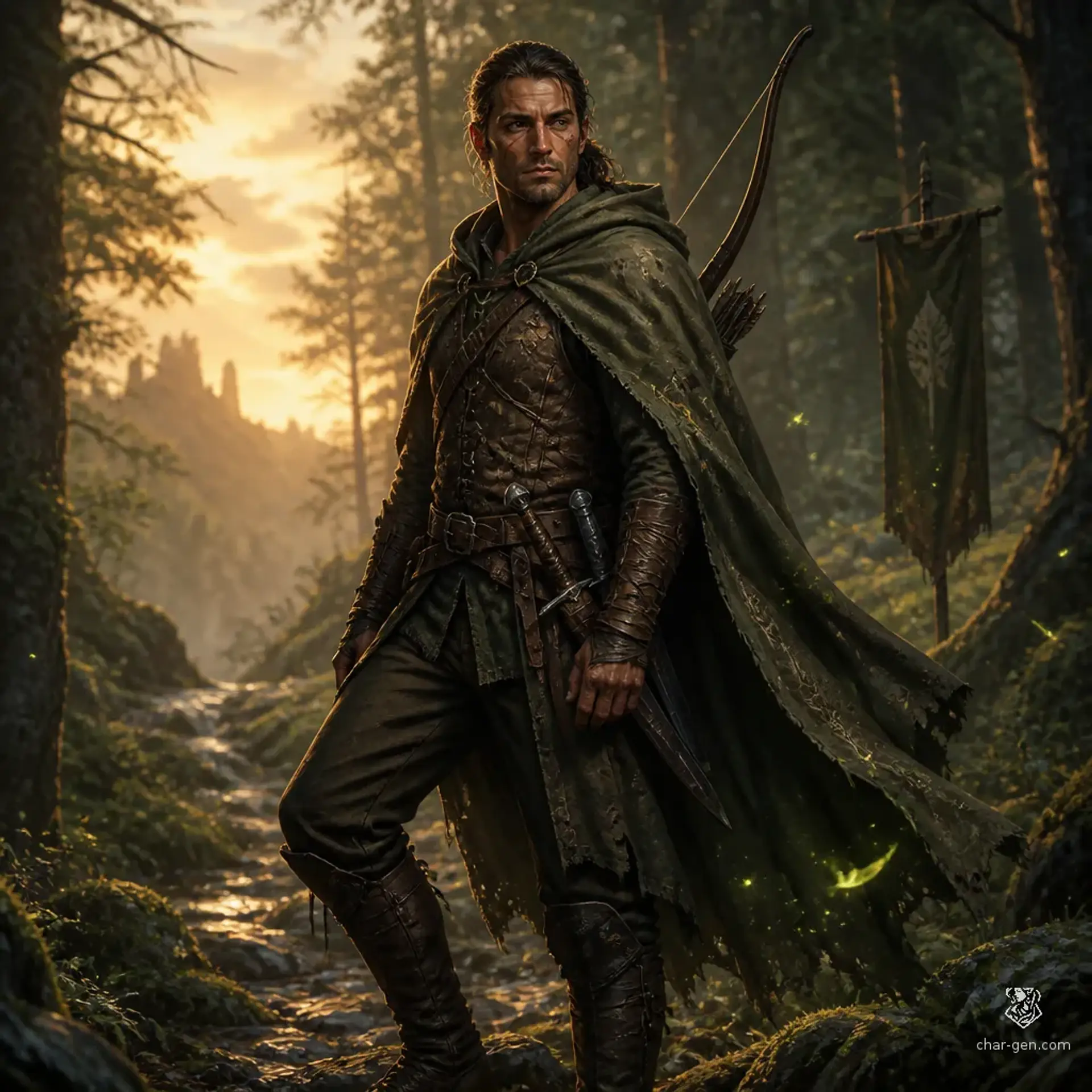 Vierik - AI-generated fantasy Character