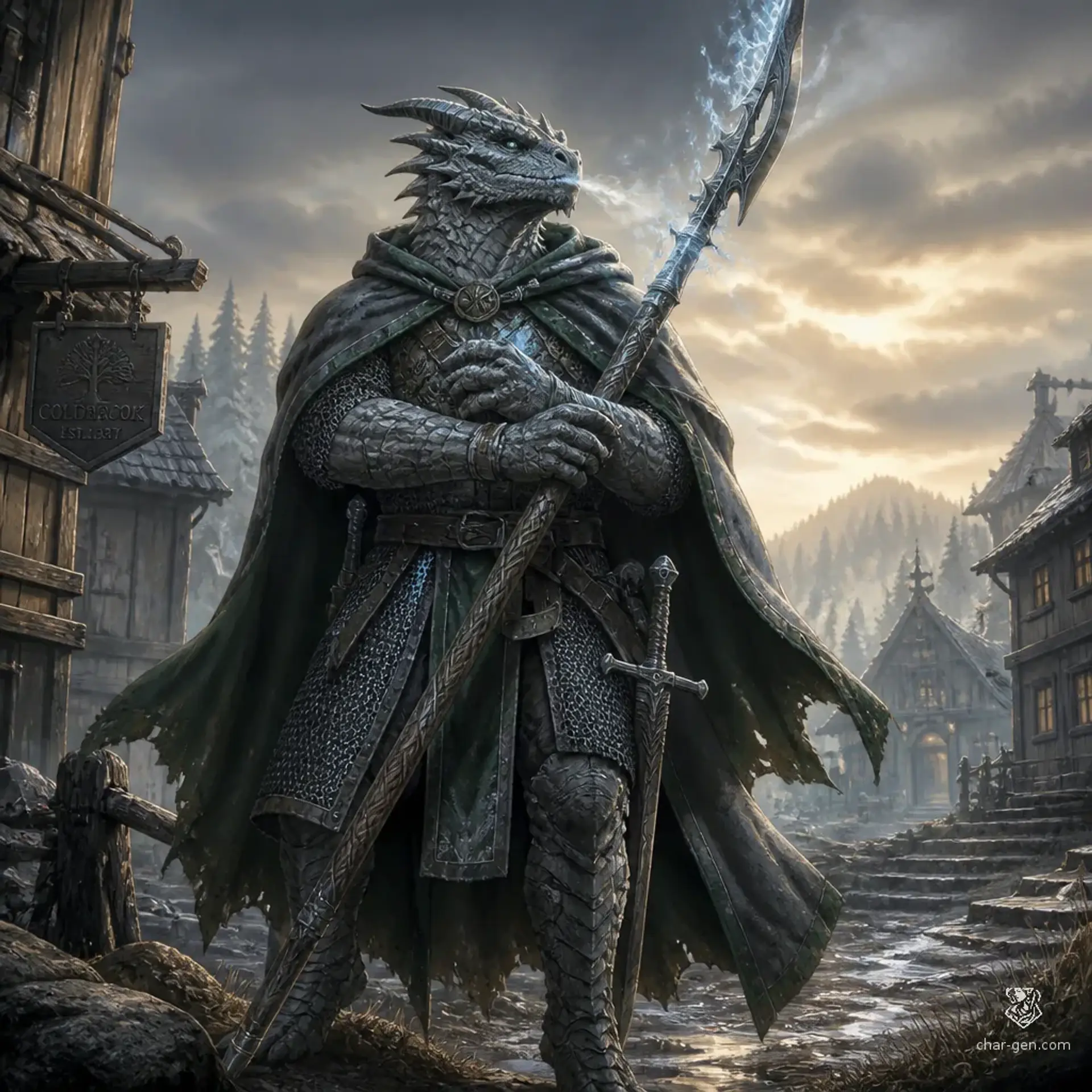 Aldraz Dova Imerios - AI-generated fantasy Character