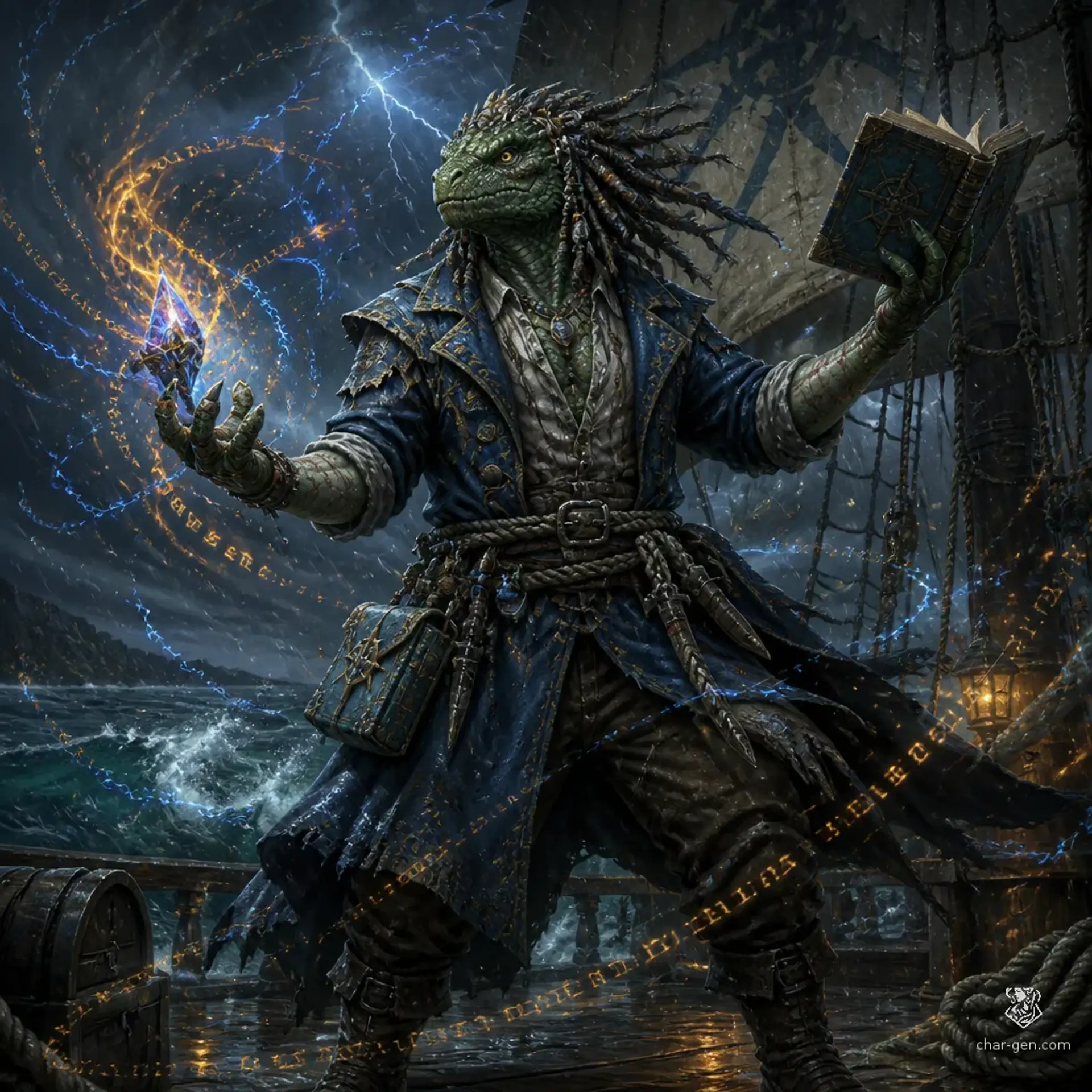 Drox - AI-generated fantasy Character