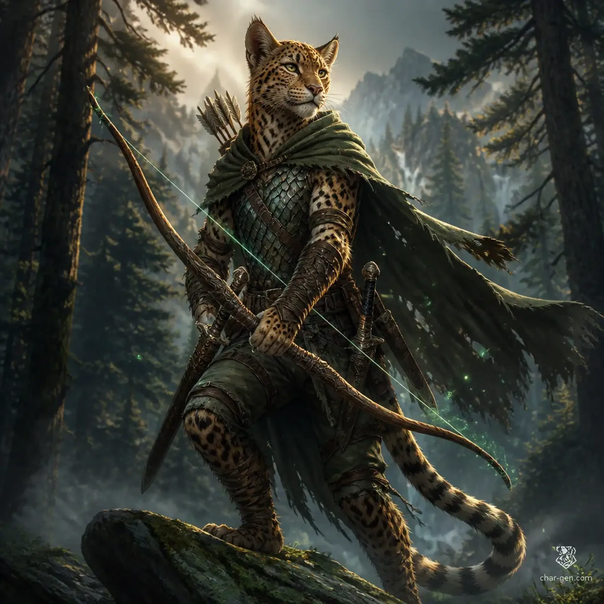 Brayson Randel - AI-generated fantasy Character