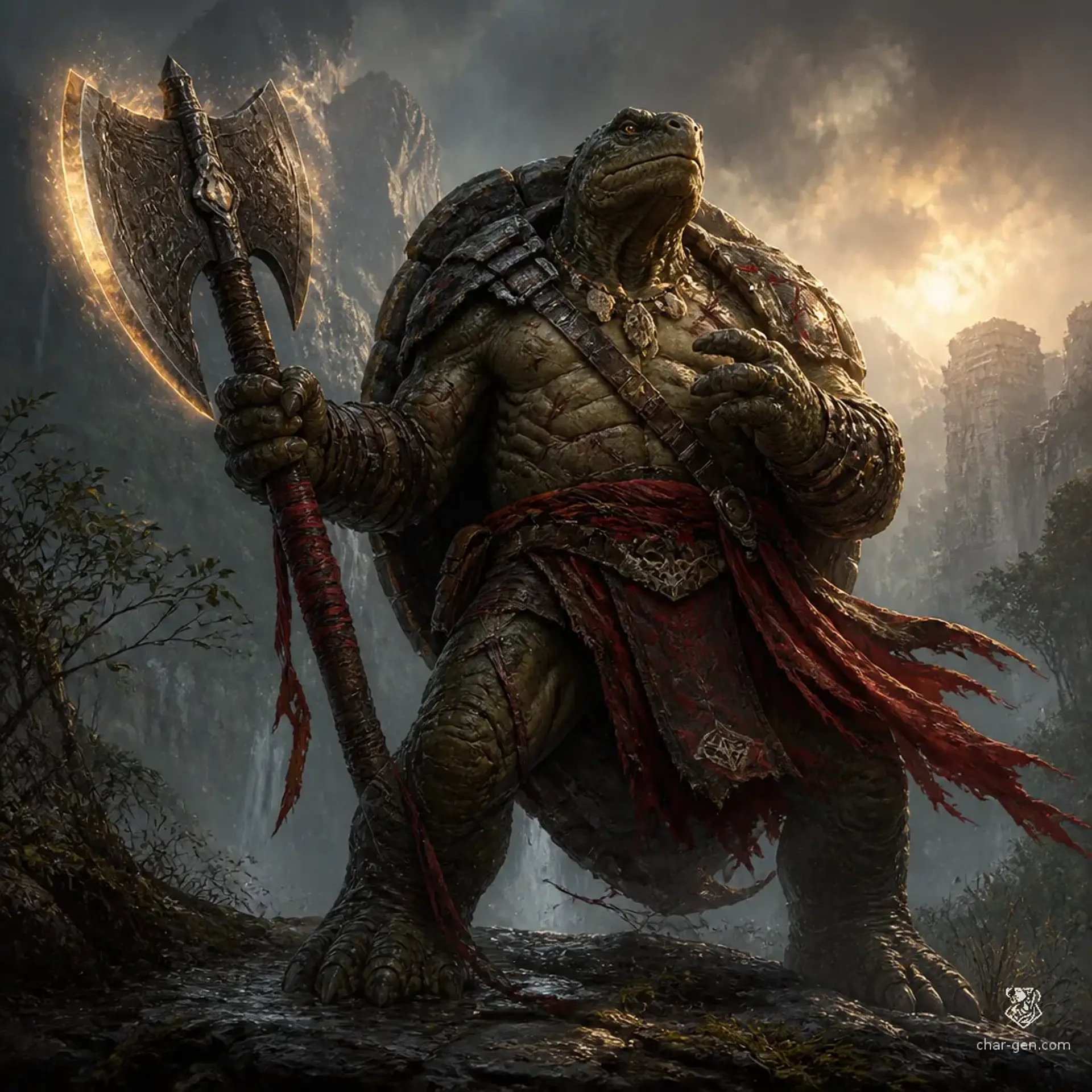 Loithar - AI-generated fantasy Character