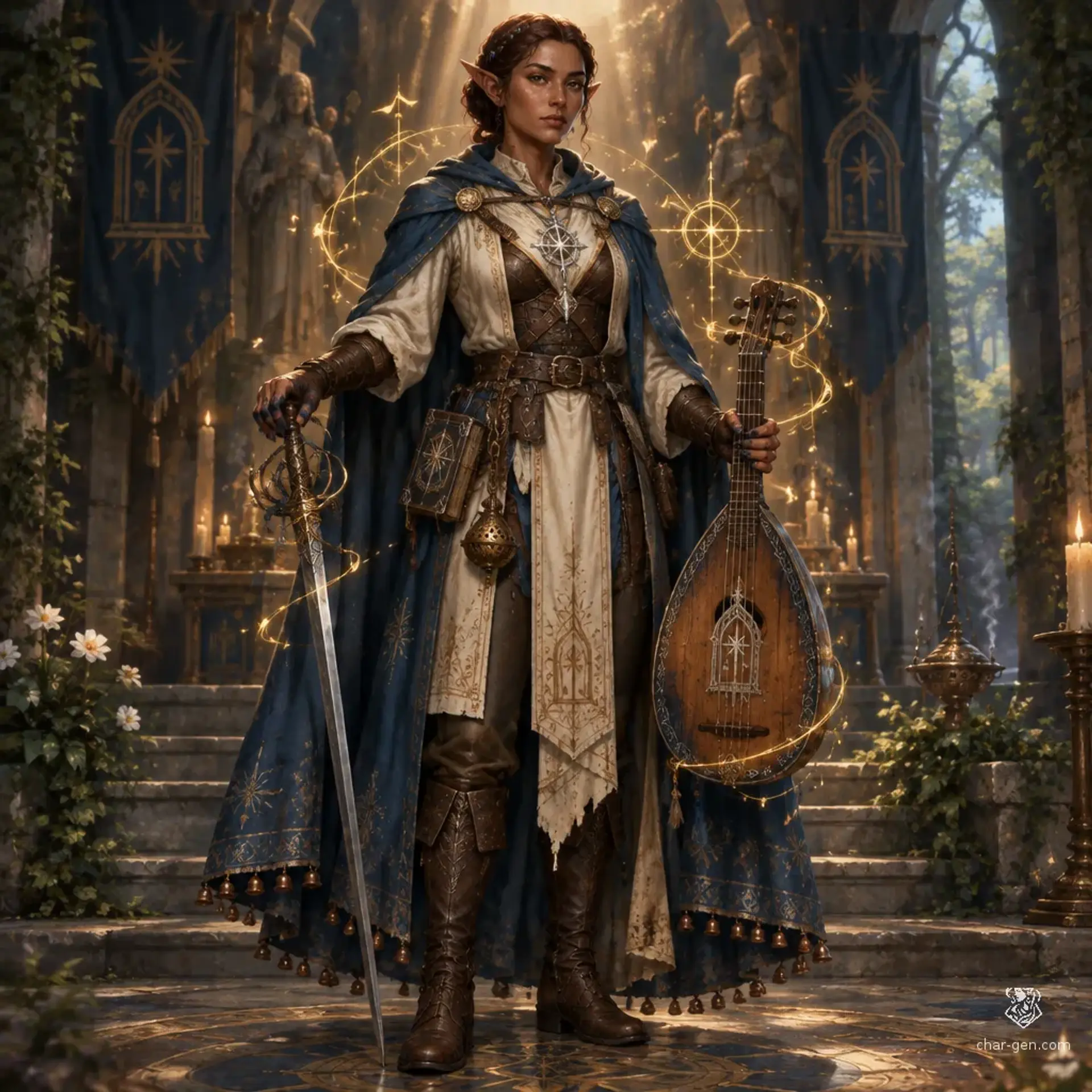Nemeia Orbel - AI-generated fantasy Character