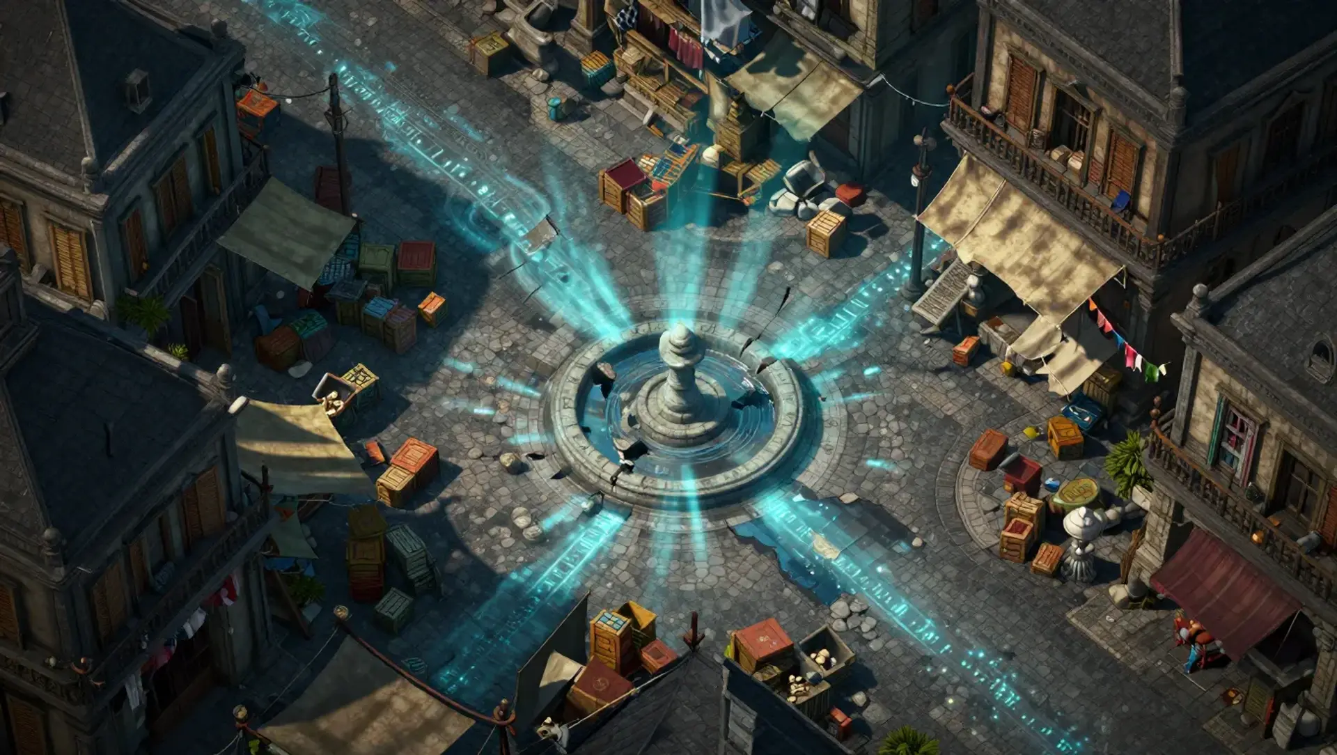 Get the Crowd Through the Shifting Ward Route - AI-generated fantasy Encounter