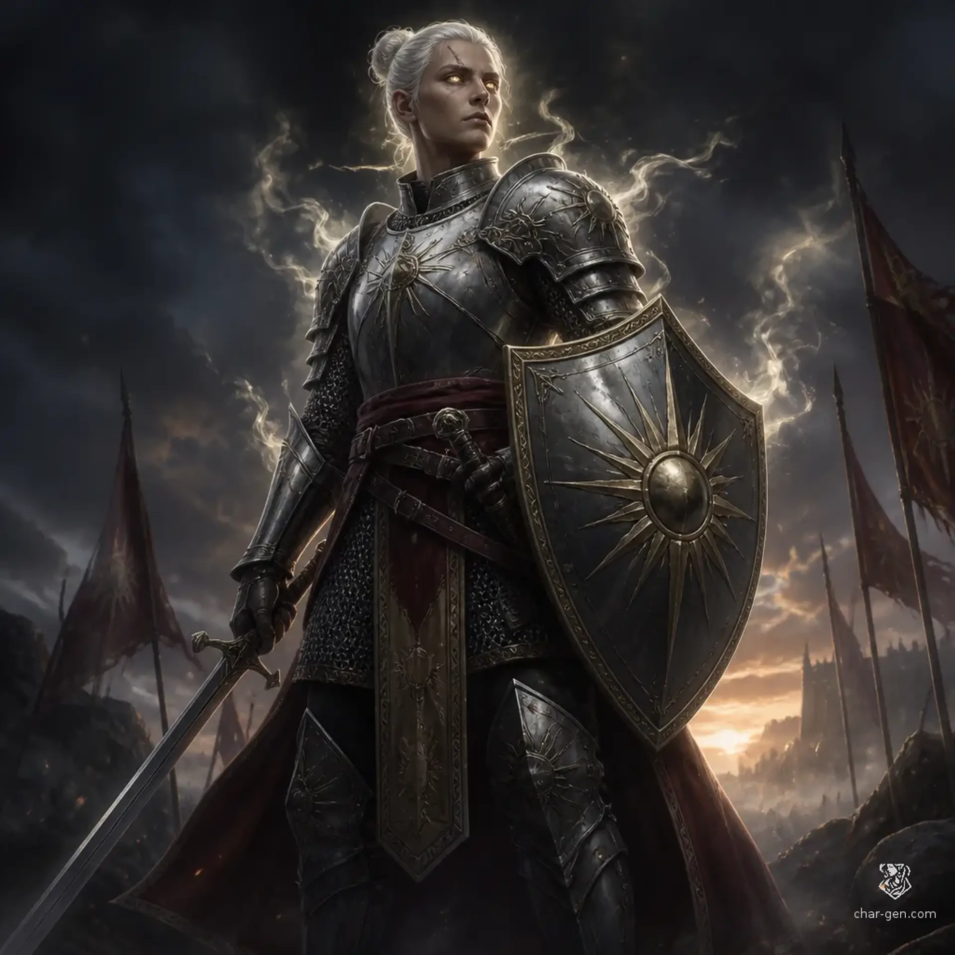 Seraph Voss - AI-generated fantasy Character