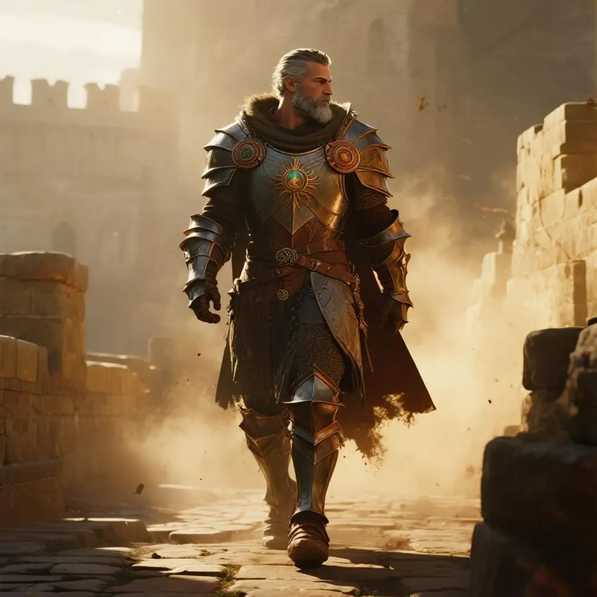 Captain Darius Stone - AI-generated fantasy NPC