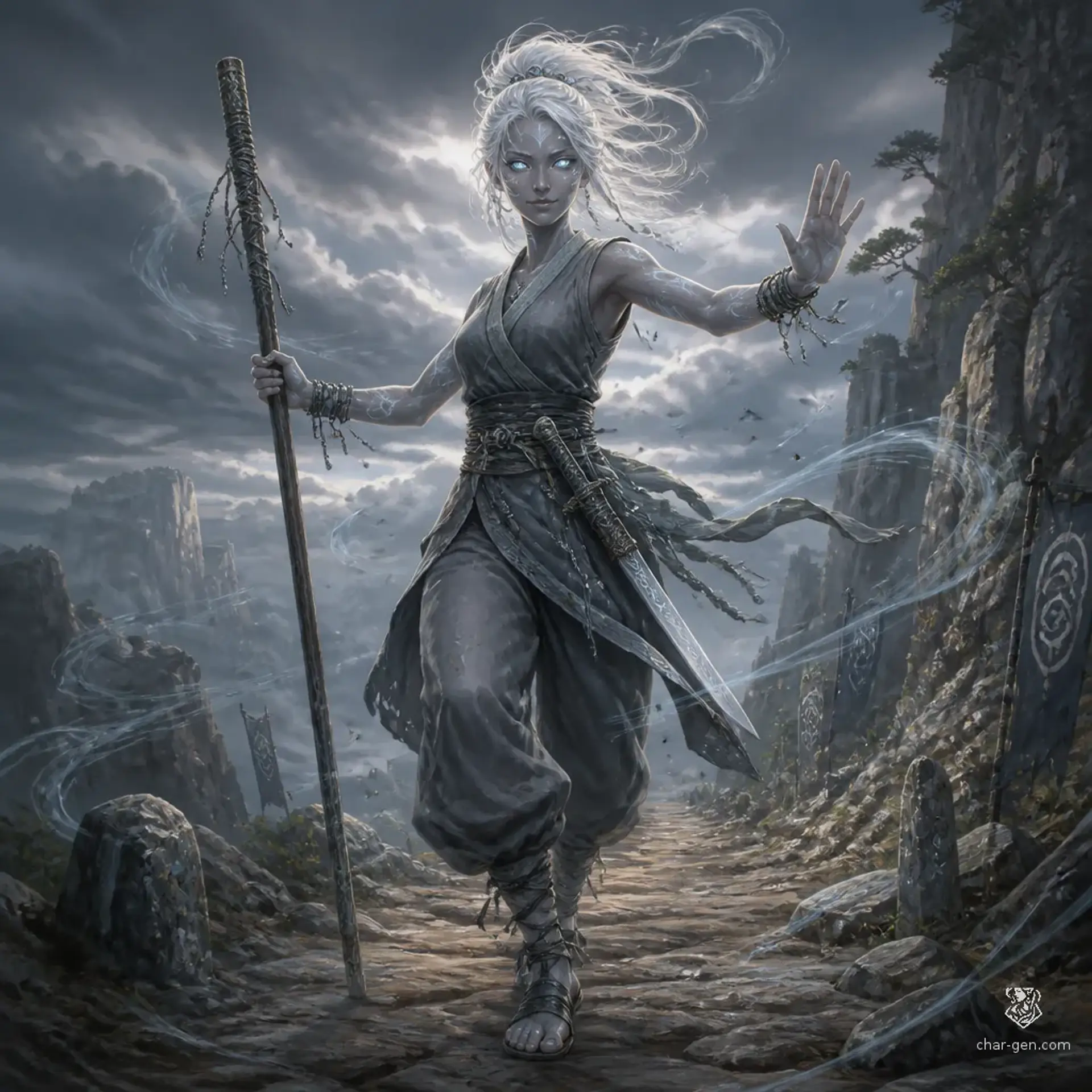 Whisper - AI-generated fantasy Character