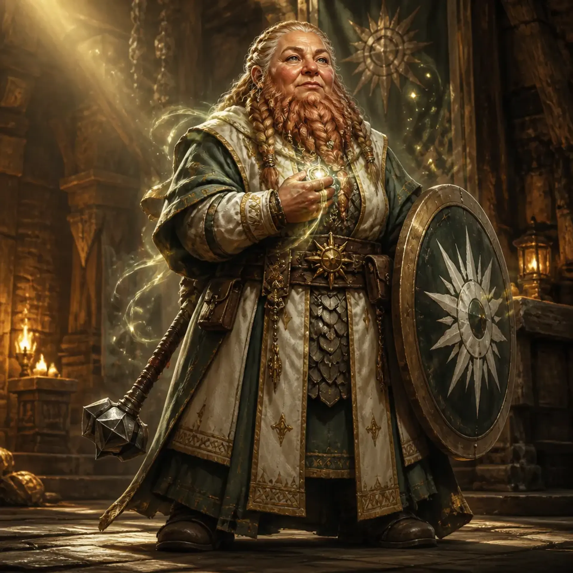 Diesa Stonehymn - AI-generated fantasy Character