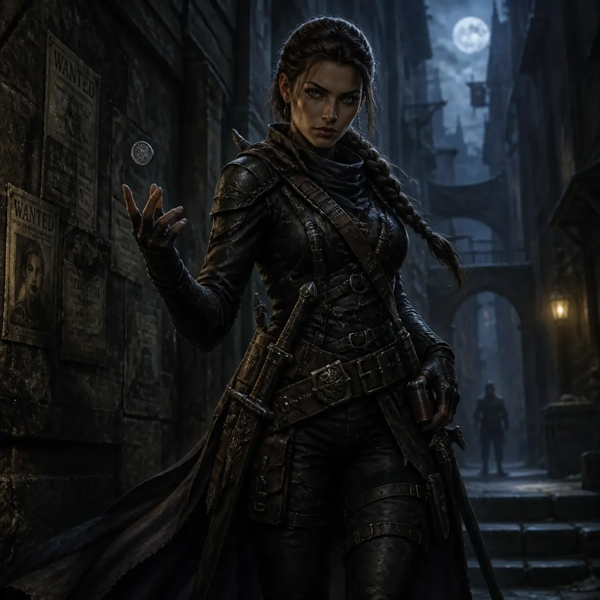 Adelaine - AI-generated fantasy Character