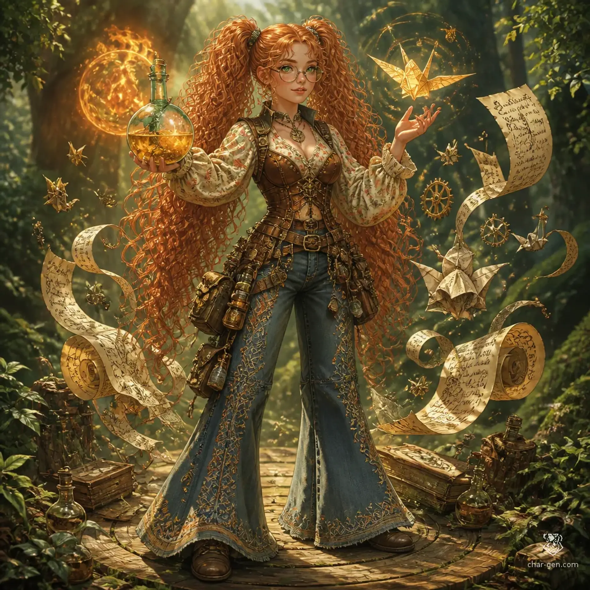 Rosemary Gough - AI-generated fantasy Character