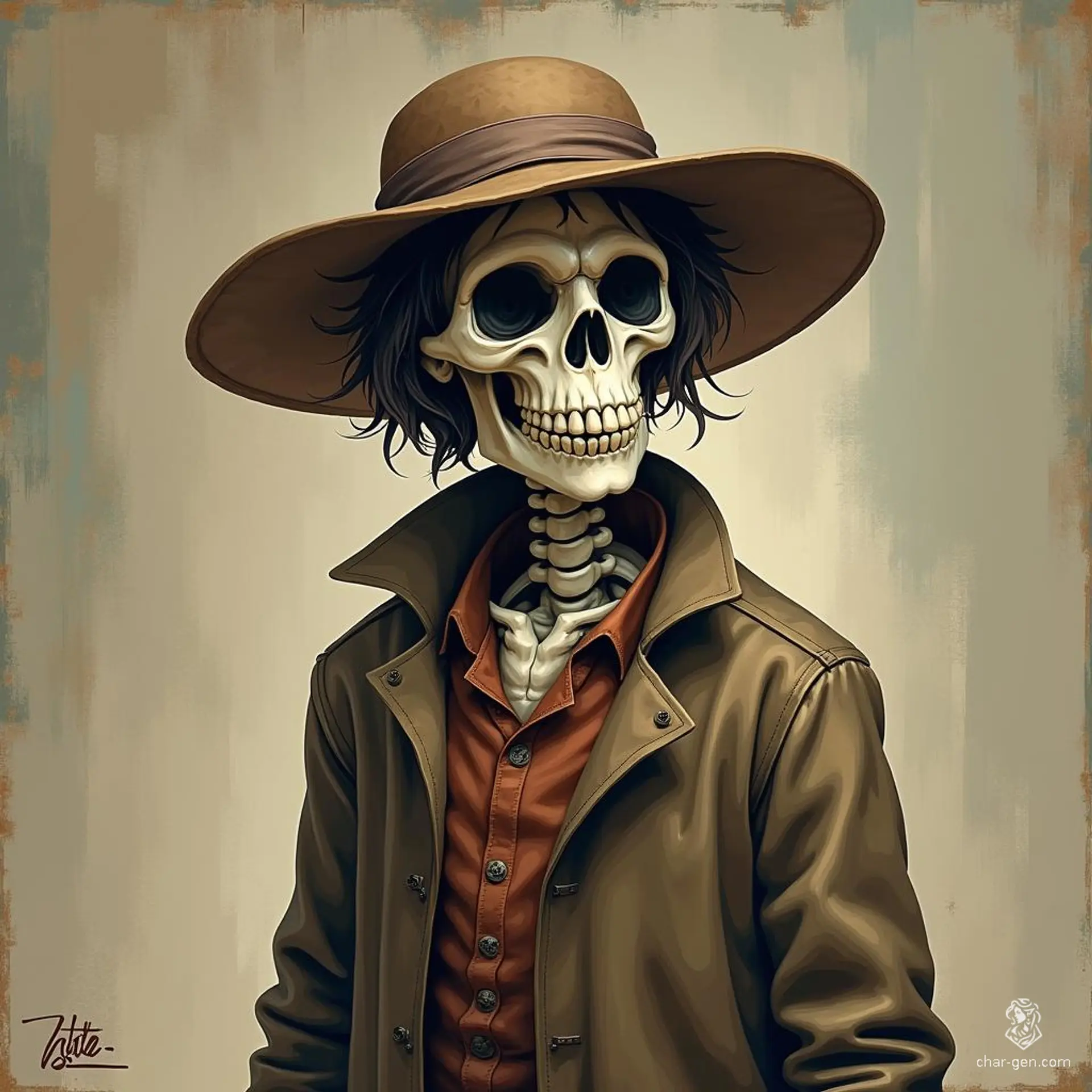Simon, the skeletal halfling investigator, navigates the shadows with a keen intellect and insatiable curiosity. With hollow eye sockets that sparkle with mischief, he uncovers secrets of the realm, proving that even in death, his thirst for knowledge remains unquenchable.