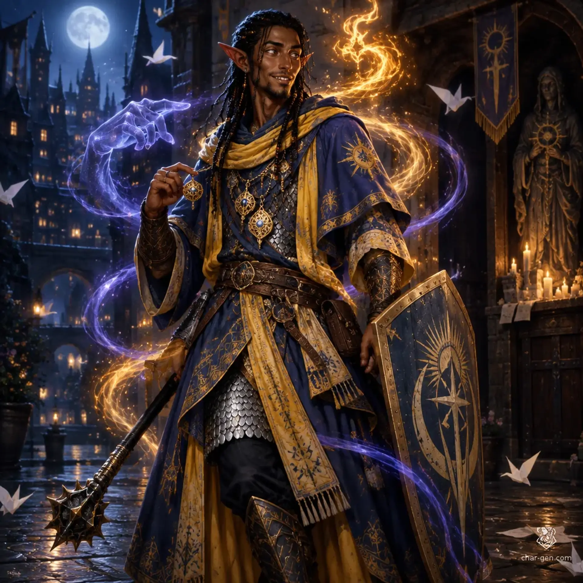 Taviri Mosi - AI-generated fantasy Character