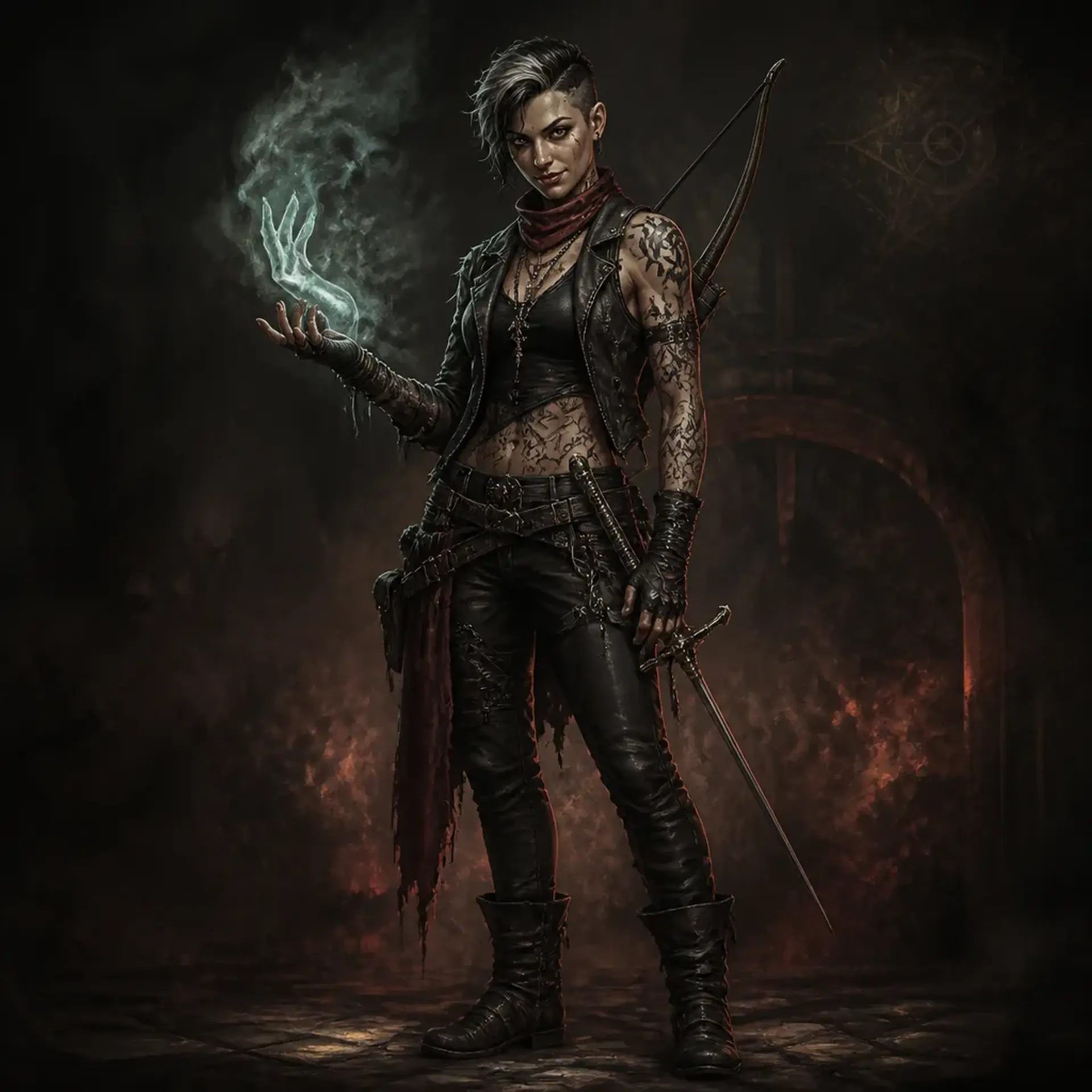 Shasira Ndembe - AI-generated fantasy Character
