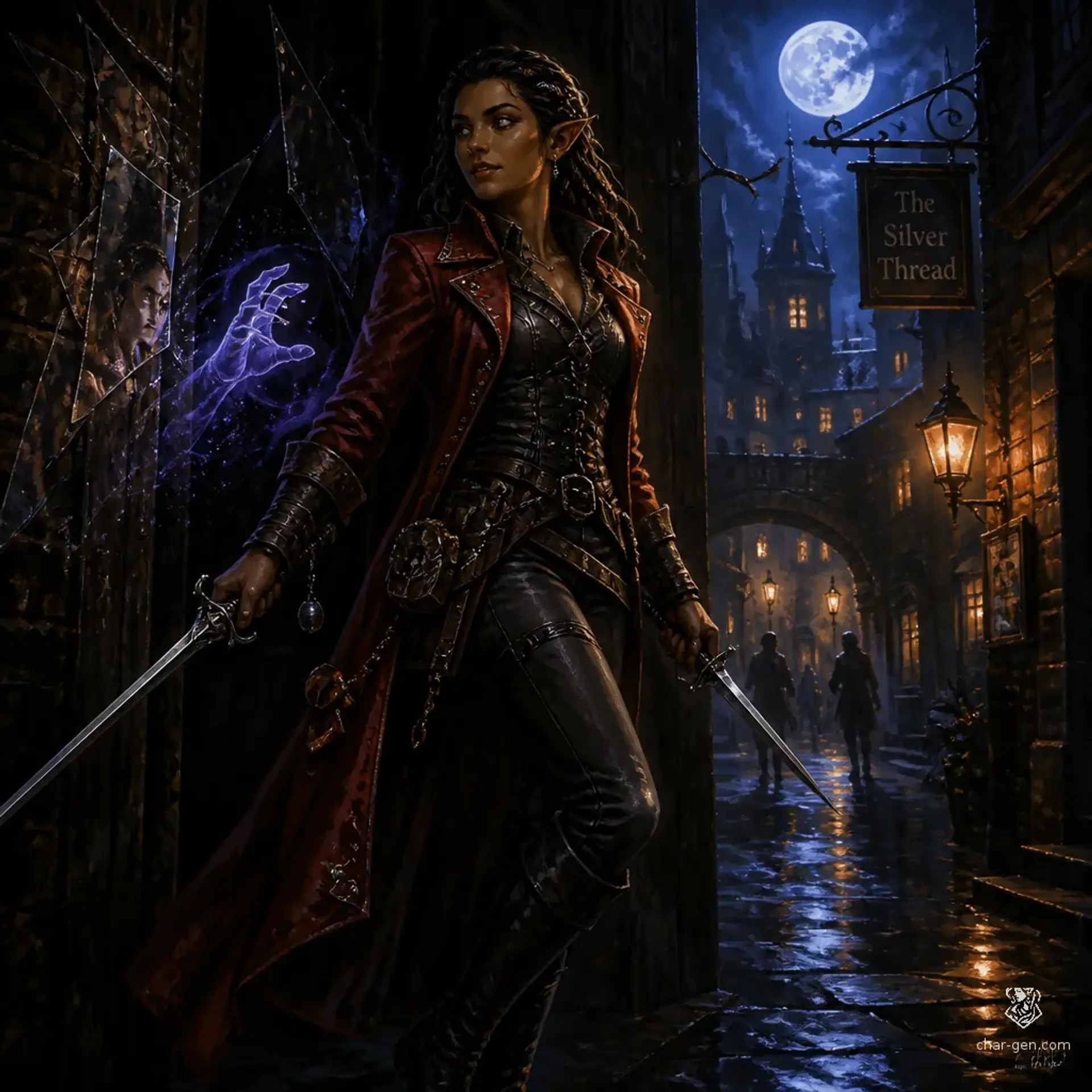 Celine - AI-generated fantasy Character