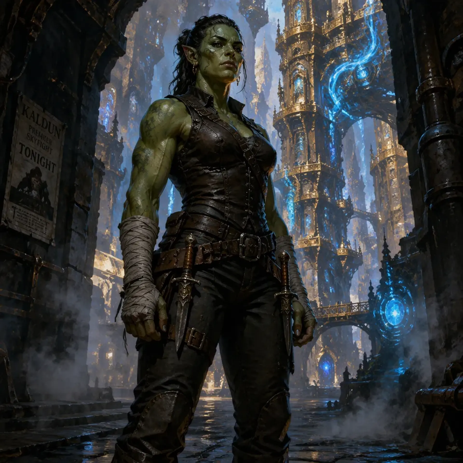 Vola "The Vice" Gash - AI-generated fantasy Character
