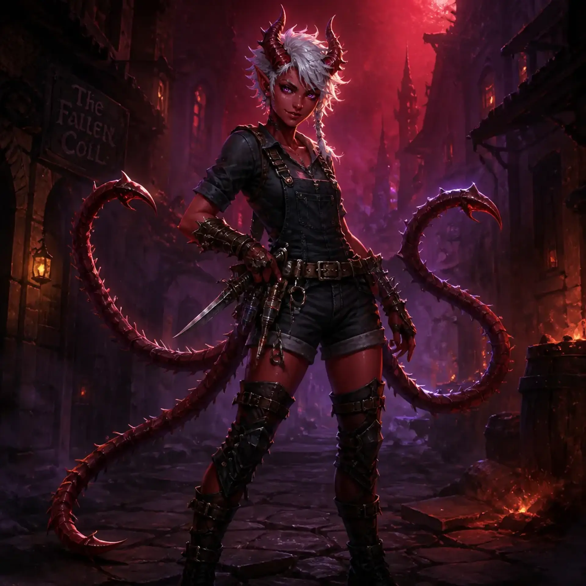Neeska infena Felwind - AI-generated fantasy Character
