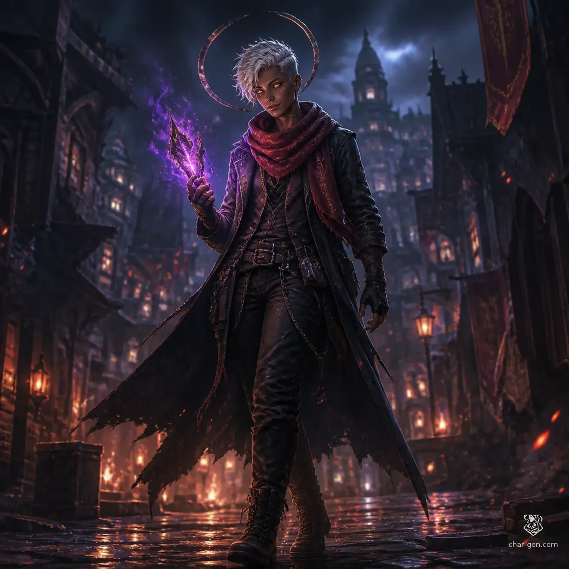 Wicked - AI-generated fantasy Character