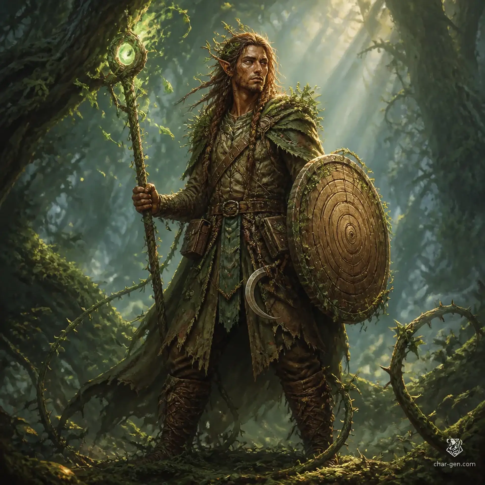 Mielu Salo - AI-generated fantasy Character