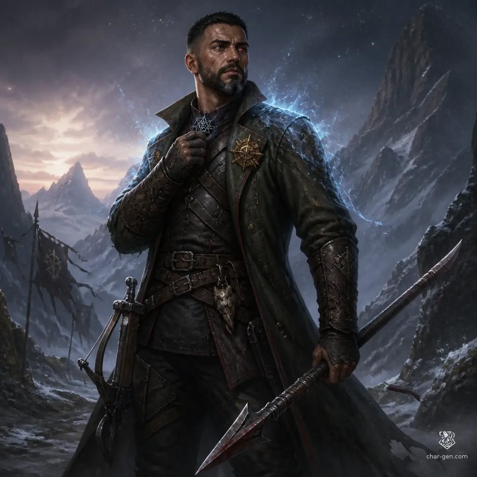 Kavik Tsereteli - AI-generated fantasy Character