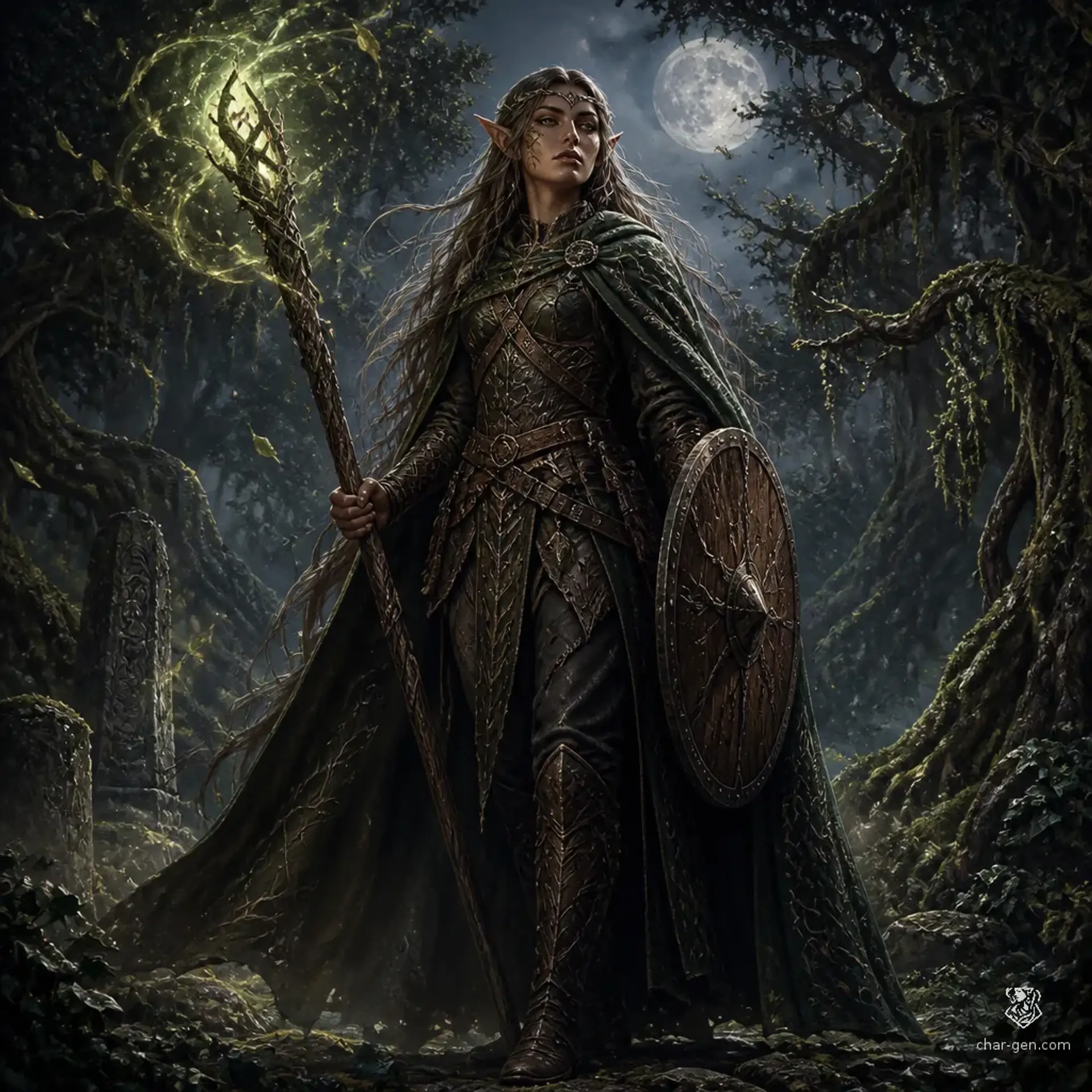 Evelyne - AI-generated fantasy Character