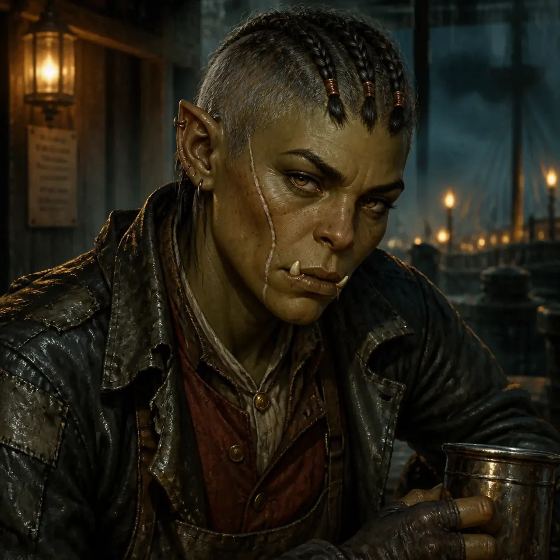 Kesh Gantak - AI-generated fantasy NPC