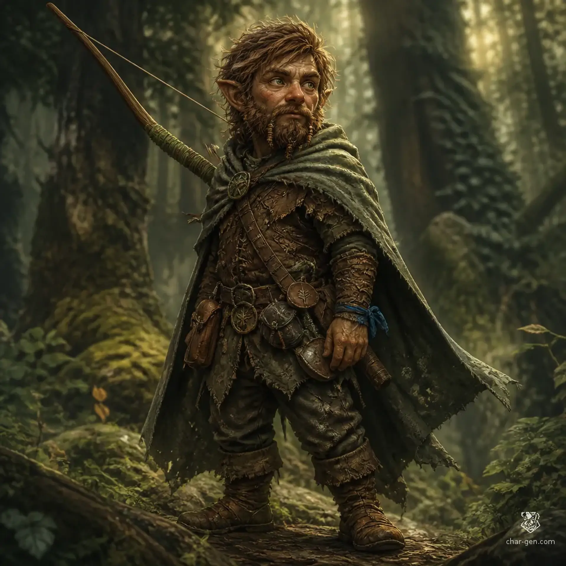 Clover - AI-generated fantasy Character