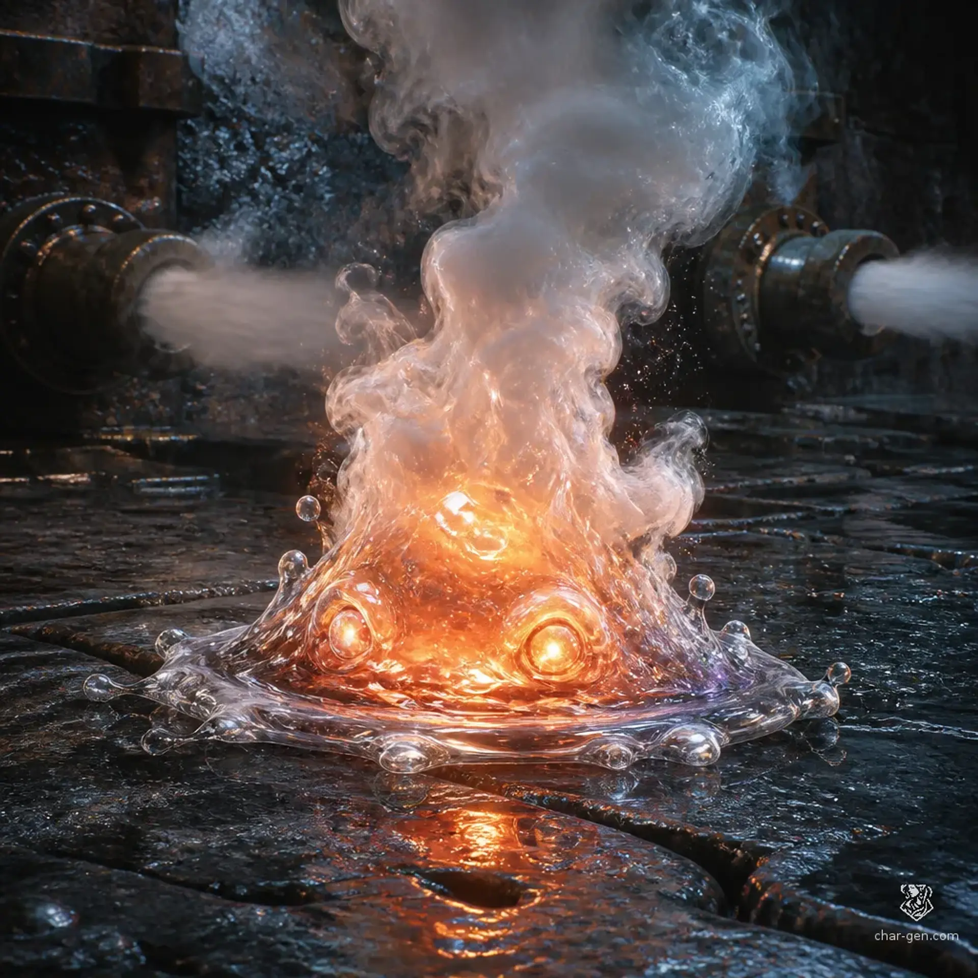 Scalding Vapor Puddle
