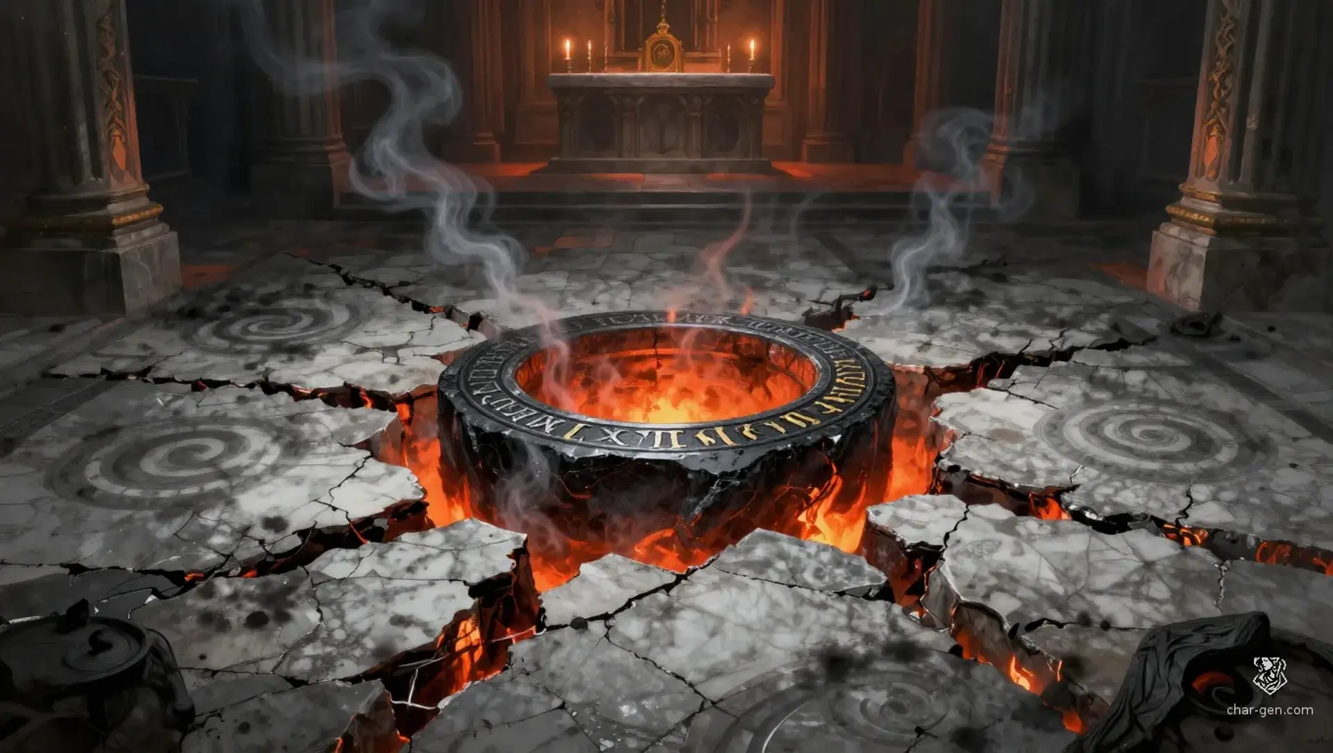 The Breath-Chain Below the Cathedral