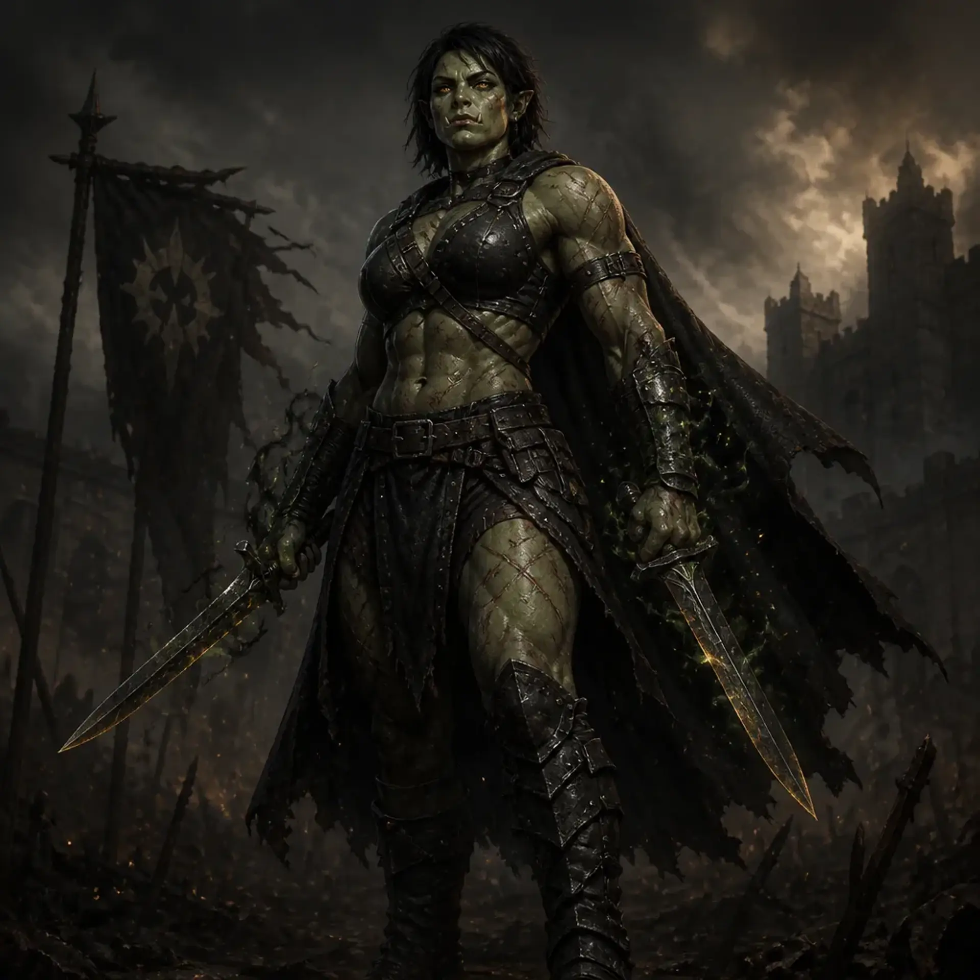 Varka Ashscar - AI-generated fantasy Character