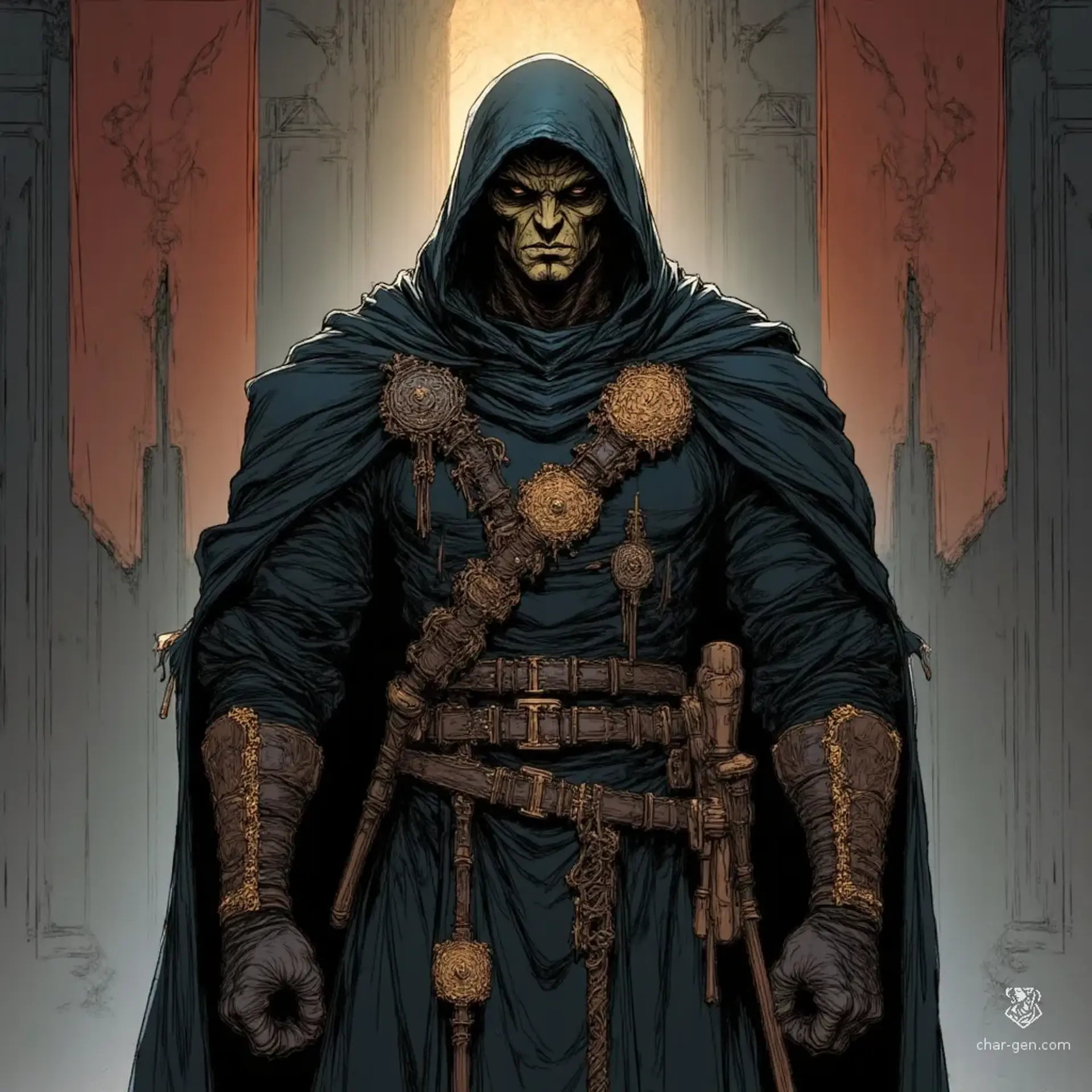 Governor-Prophet Kael Varron - AI-generated fantasy NPC