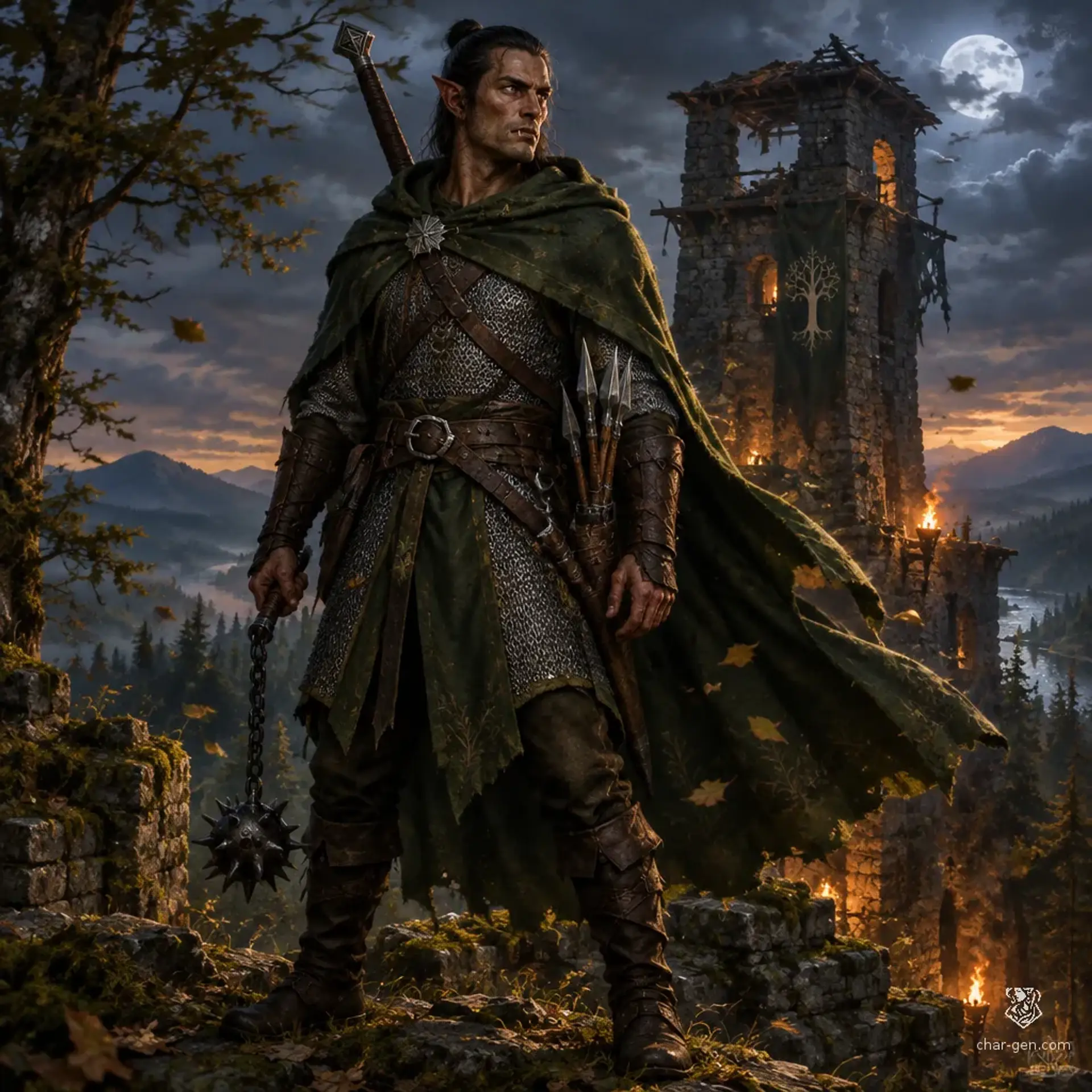 Naru - AI-generated fantasy Character