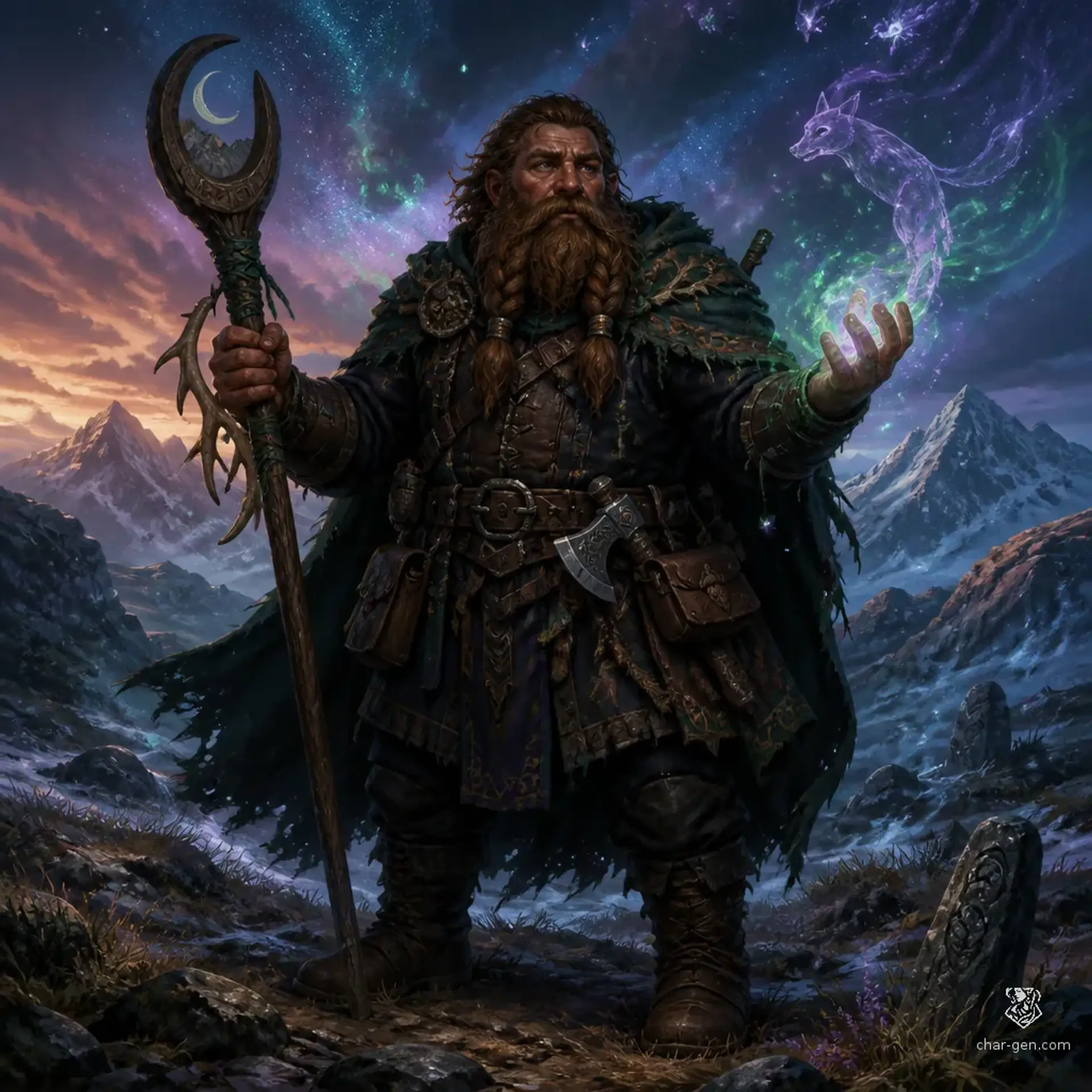Ulrich - AI-generated fantasy Character