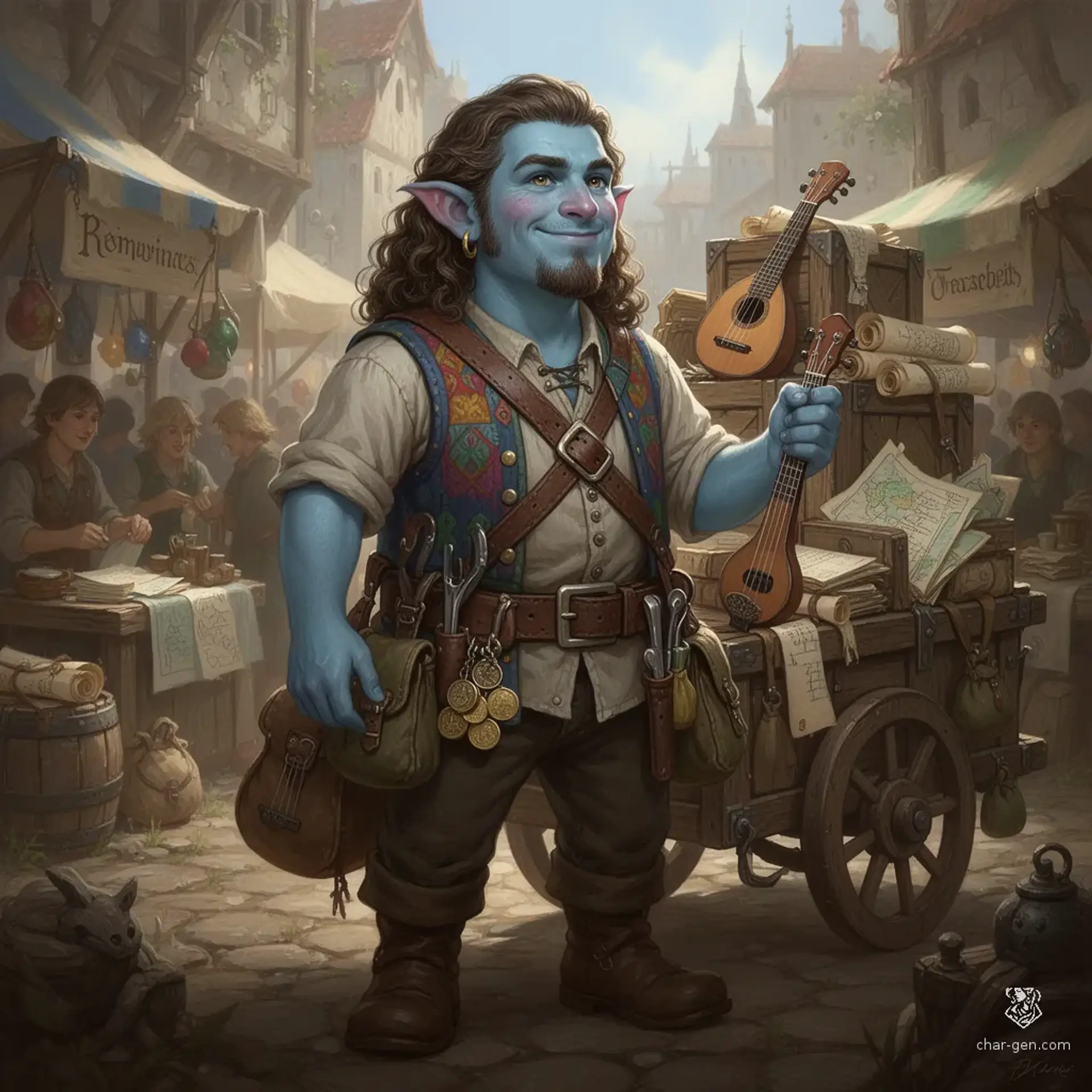 Pipkin The Pale Blackberry - AI-generated fantasy NPC